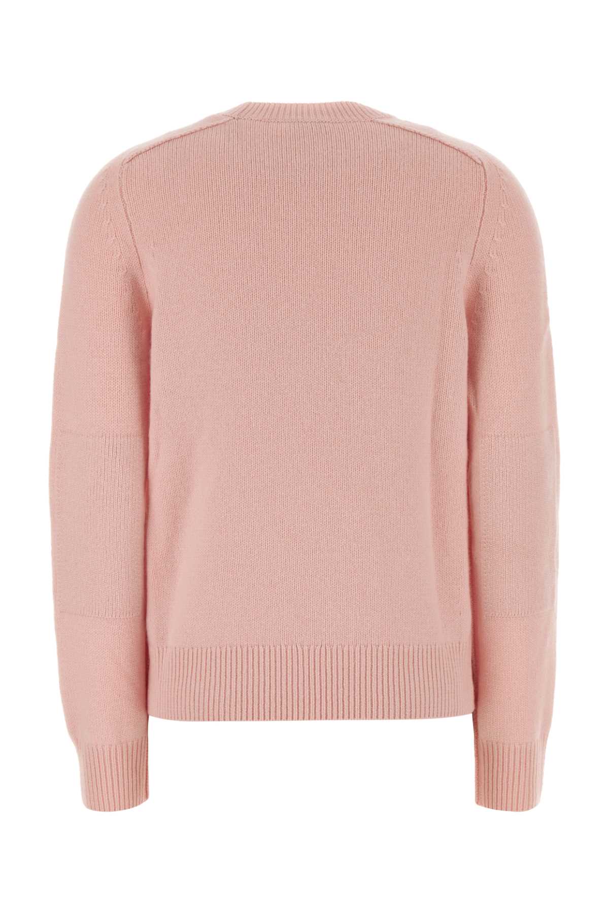 Burberry Women Pink Stretch Cashmere Blend Sweater BURBERRY