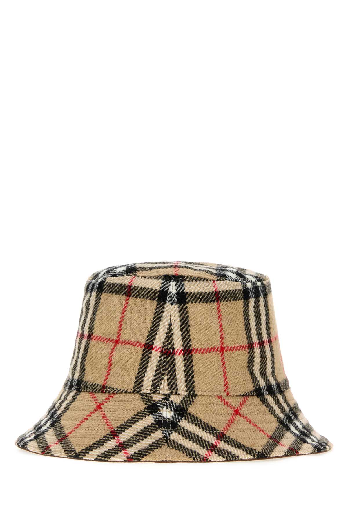 Burberry Unisex Embroidered Wool Reversible Bucket Hat BURBERRY