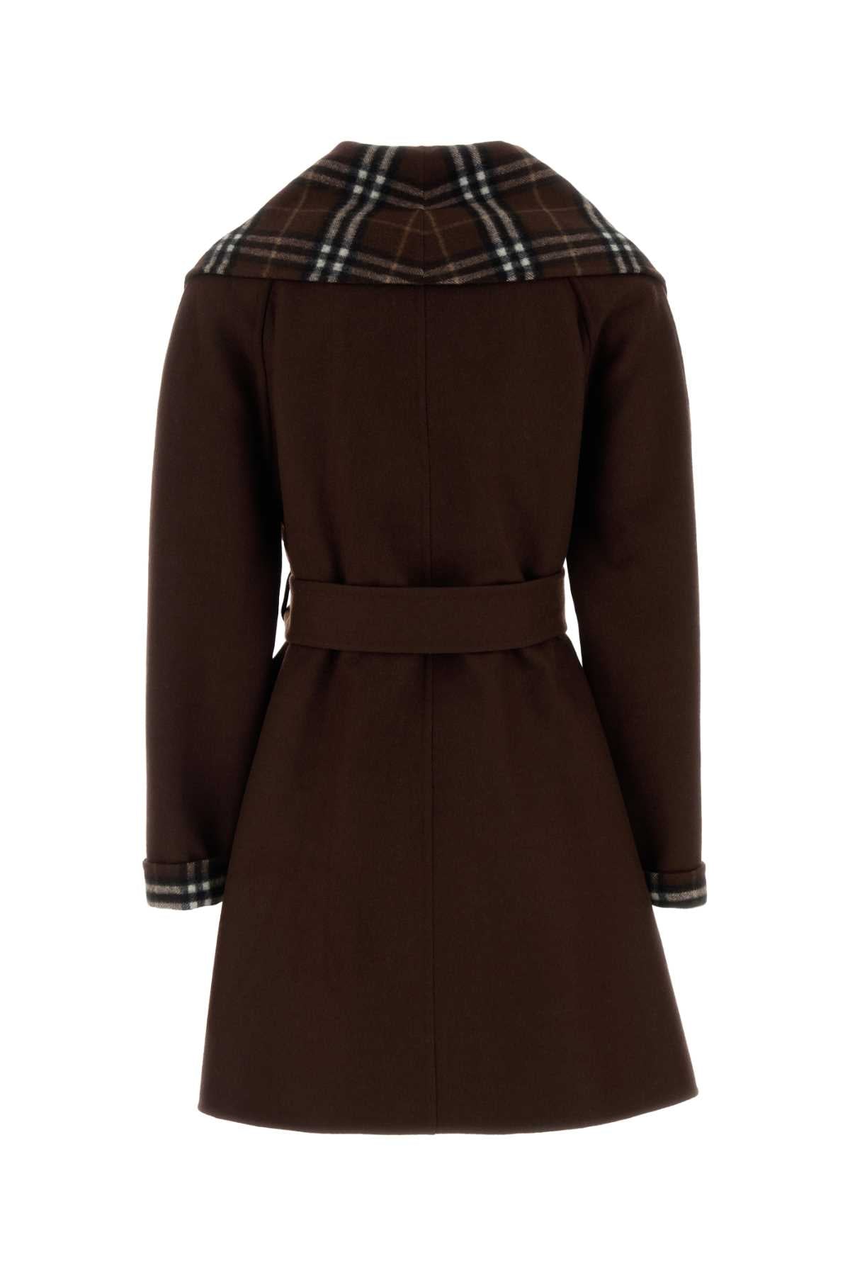 Burberry Women Embroidered Wool Coat BURBERRY