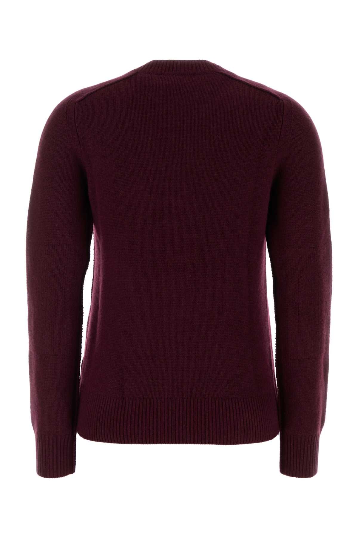 Burberry Women Grape Stretch Cashmere Blend Cardigan BURBERRY