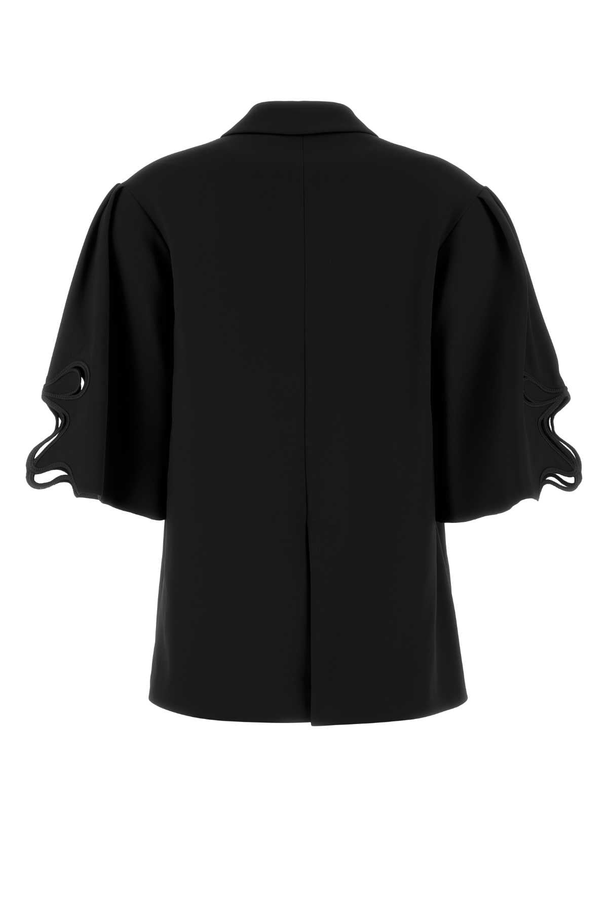 Blumarine Women Black Cady Oversize Blazer BLUMARINE