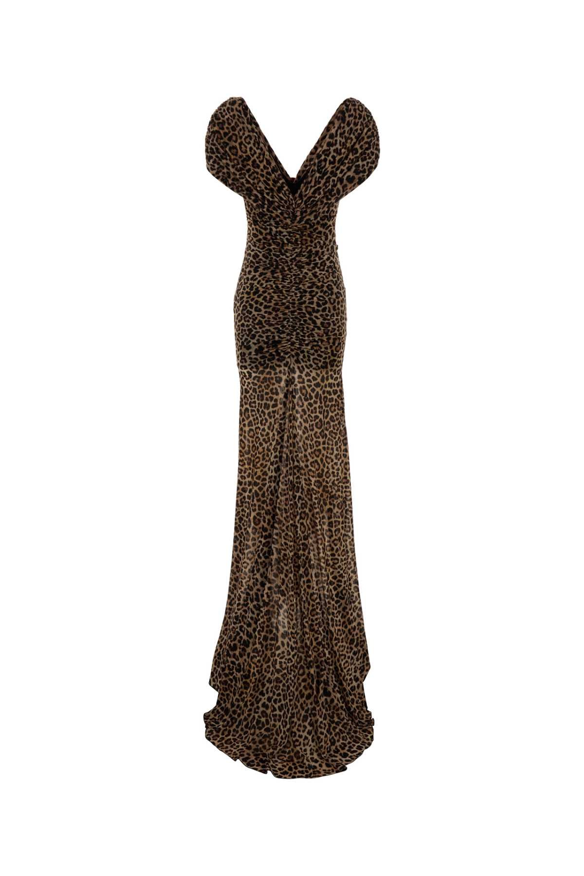 Blumarine Women Printed Jersey Long Dress BLUMARINE