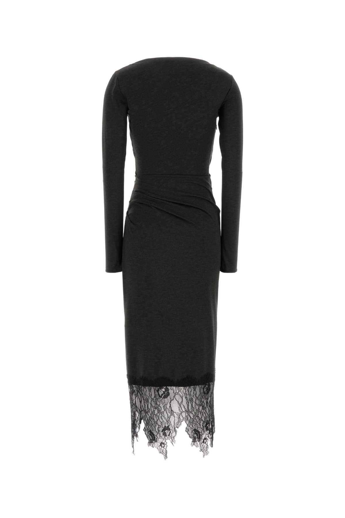 Blumarine Women Graphite Jersey Dress BLUMARINE