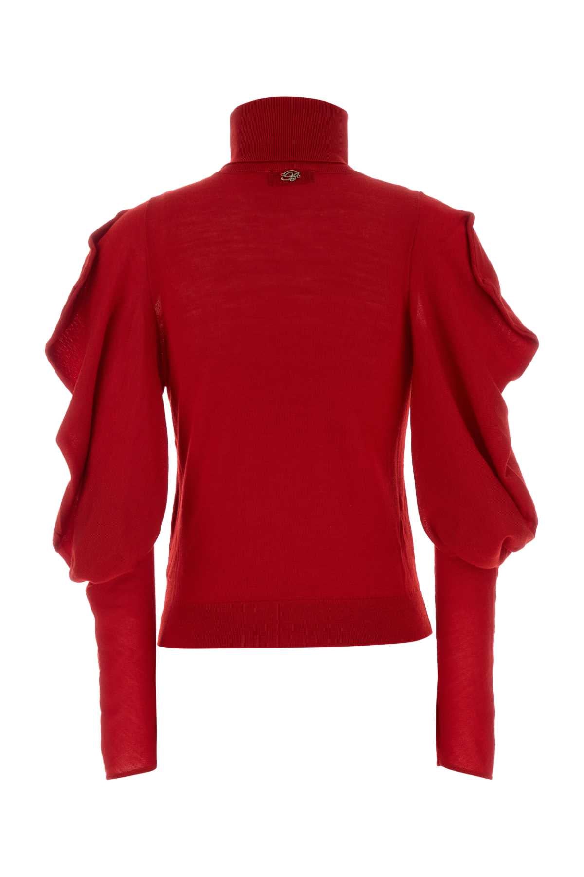 Blumarine Women Red Wool Sweater BLUMARINE