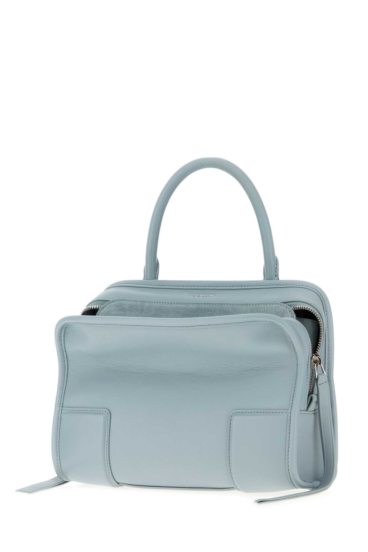 Loewe Women Pastel Light Blue Leather Small Amazona Handbag LOEWE