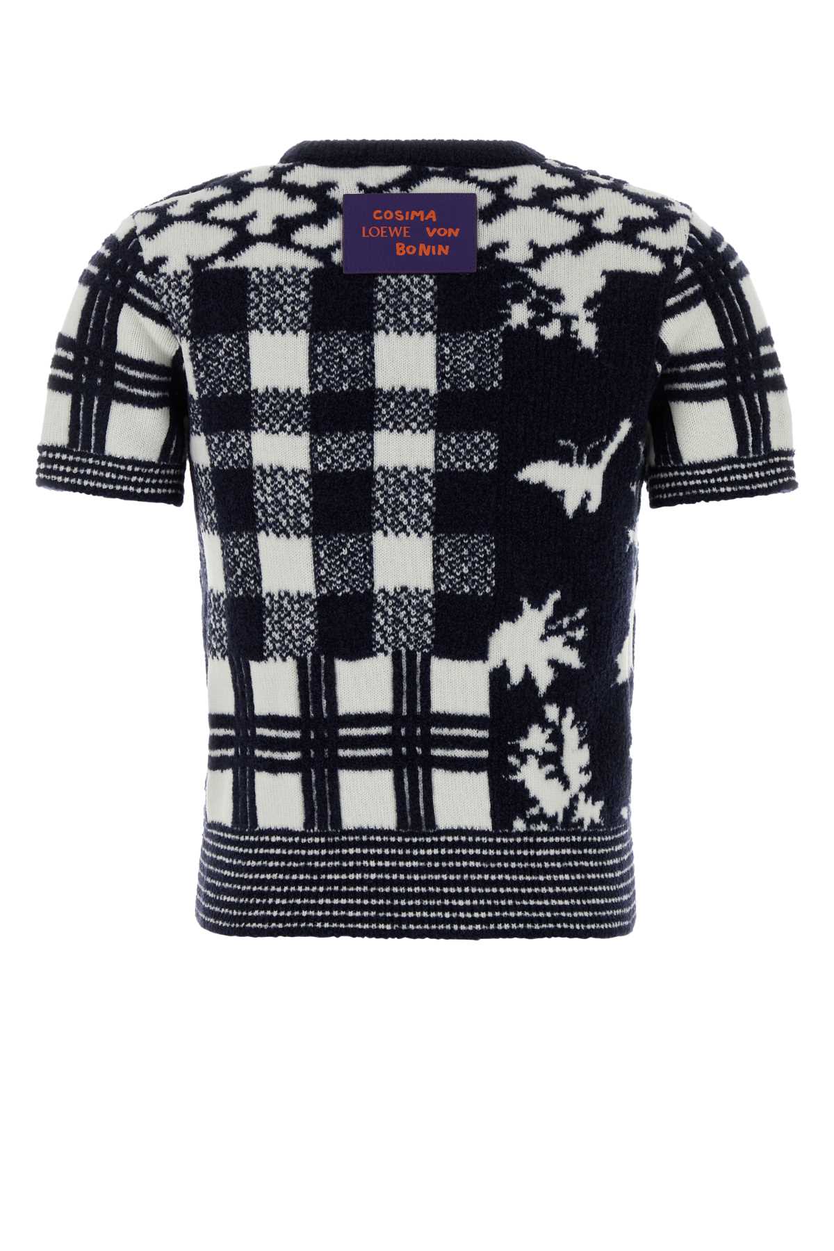 Loewe Women Embroidered Wool Loewe X Cosima Von Bonin Sweater LOEWE