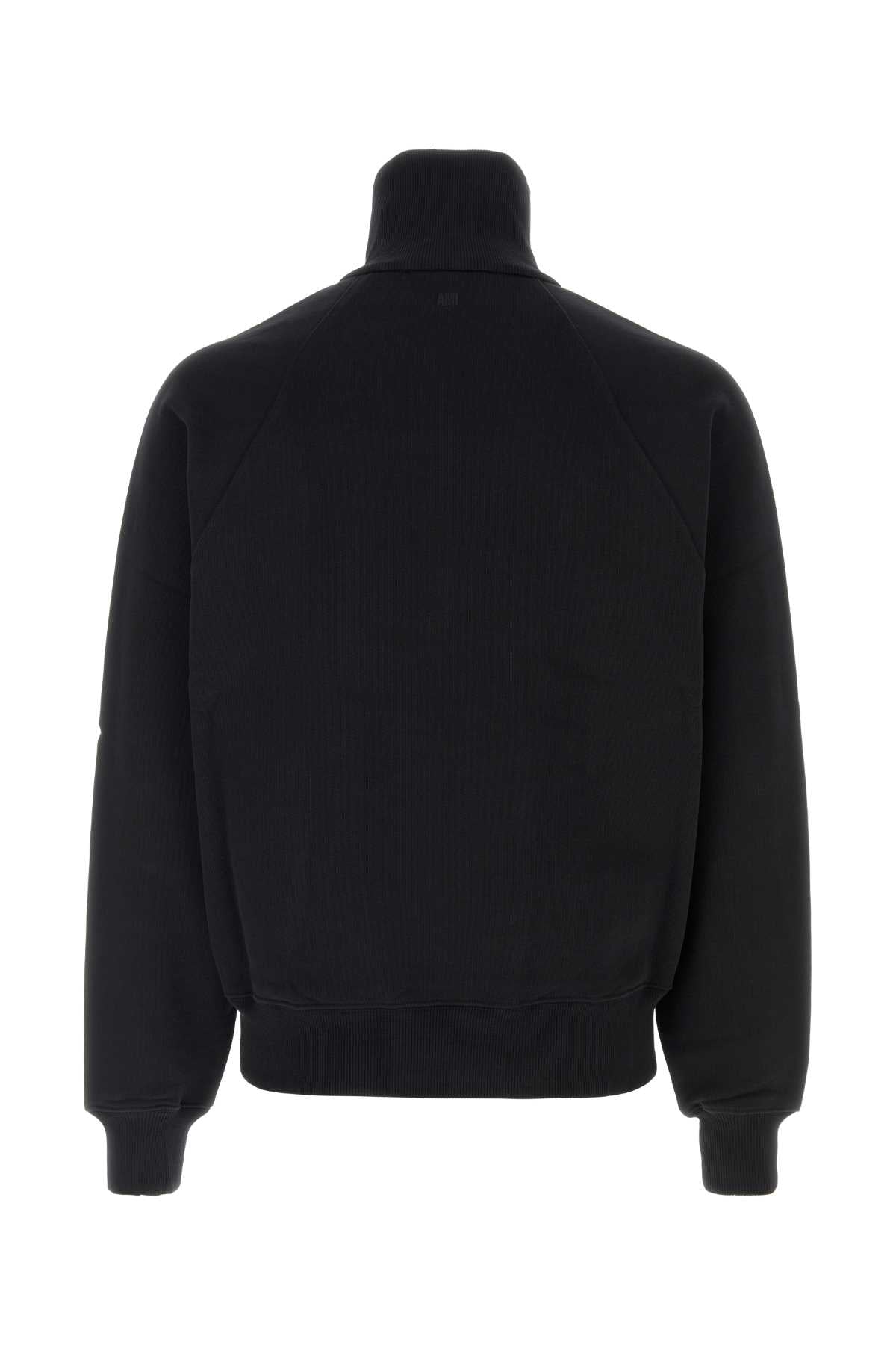 Ami Men Black Cotton Sweatshirt AMI PARIS