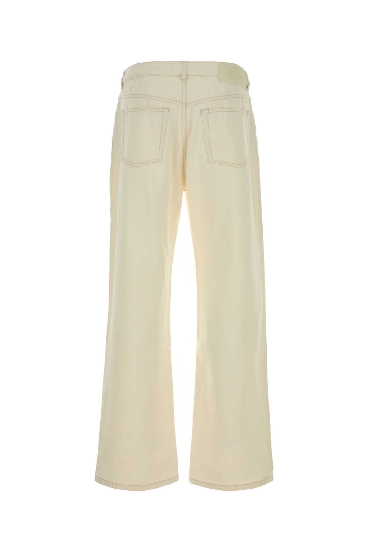 Ami Men Ivory Denim Jeans AMI PARIS