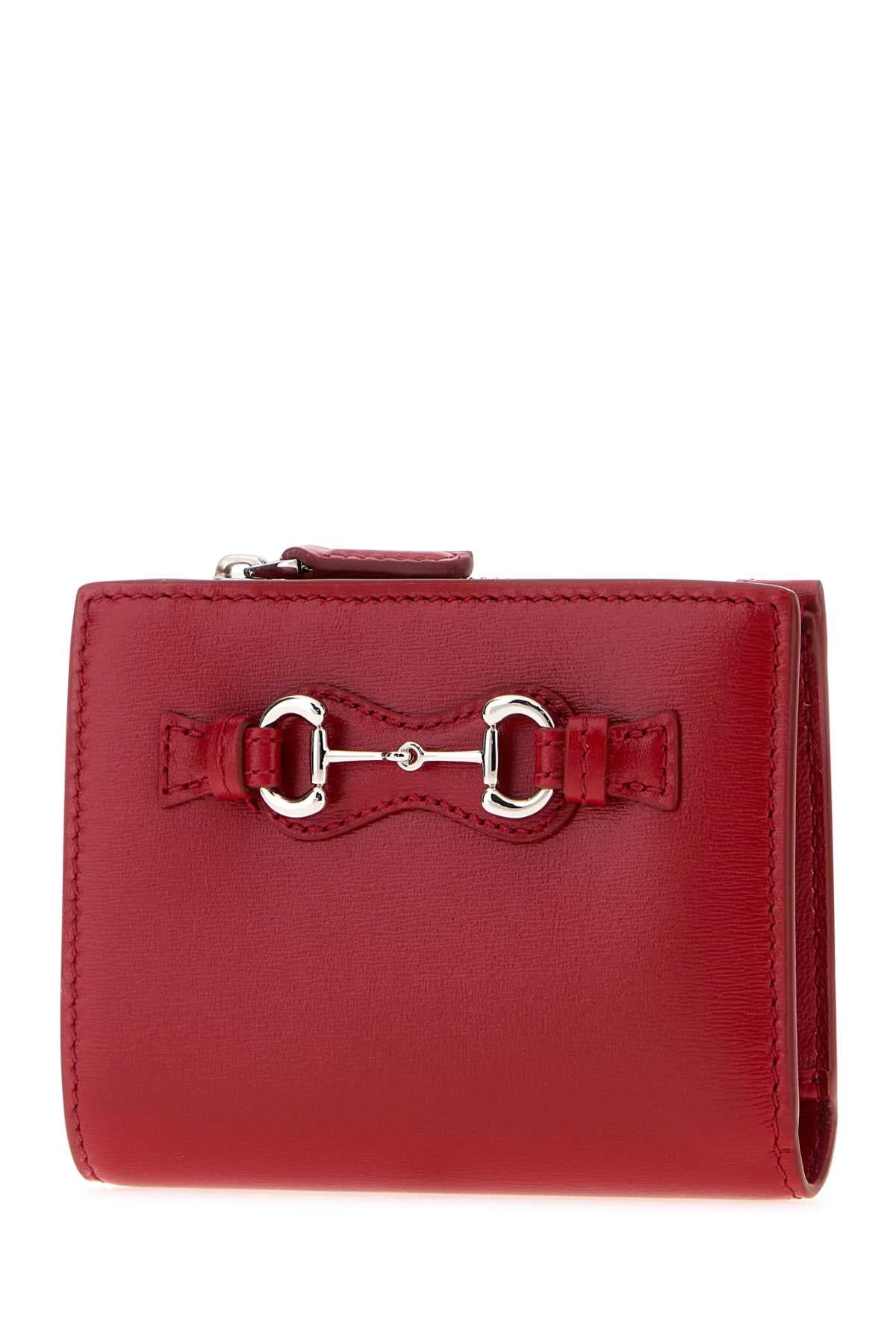 Gucci Women Red Leather Wallet GUCCI