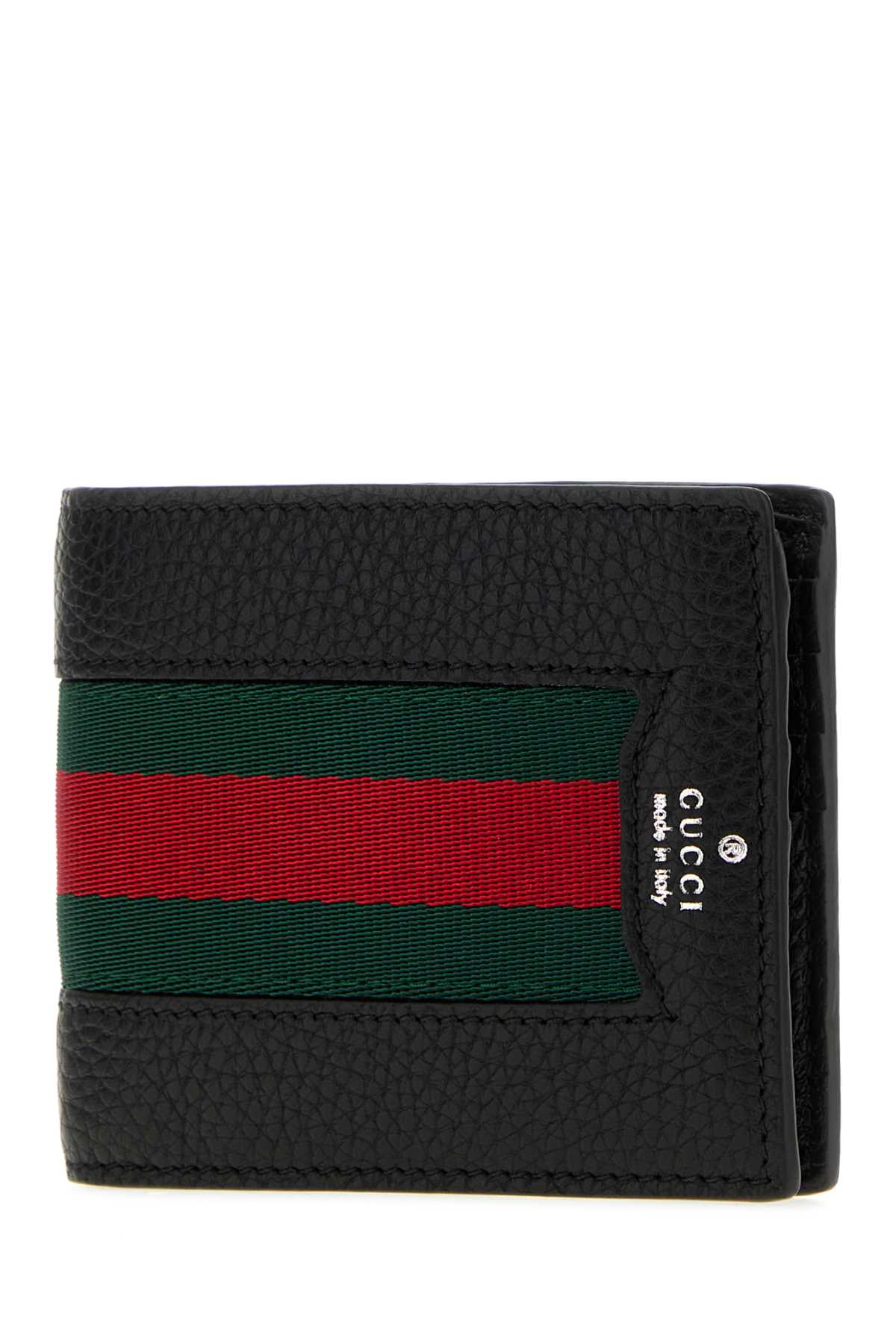 Gucci Men Black Leather Wallet GUCCI