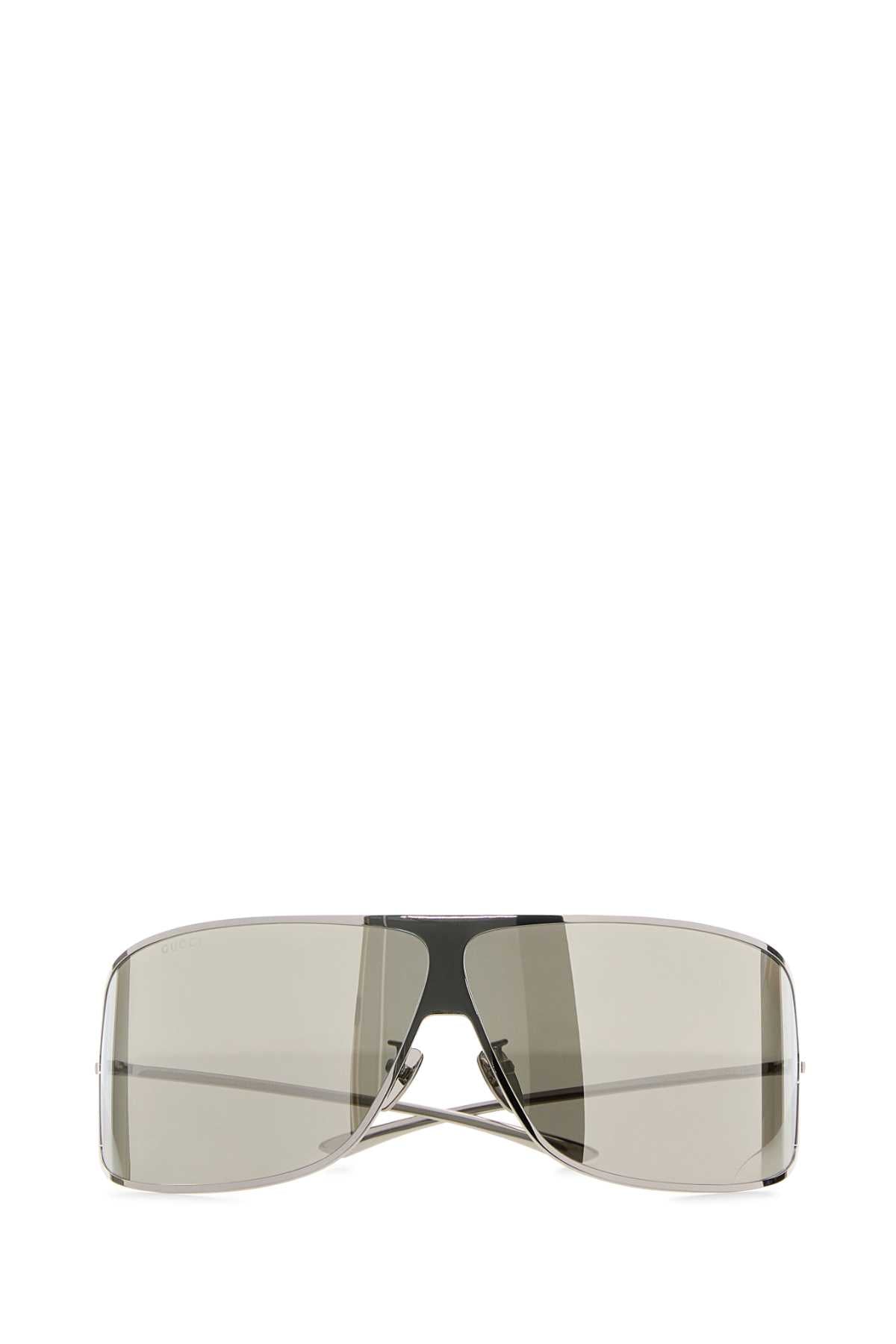 Gucci Men Silver Metal Sunglasses GUCCI