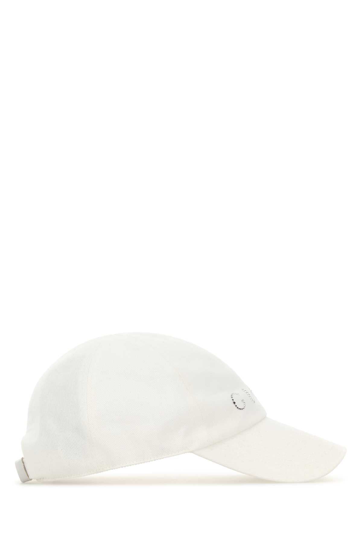 Gucci Women White Cotton Baseball Cap GUCCI