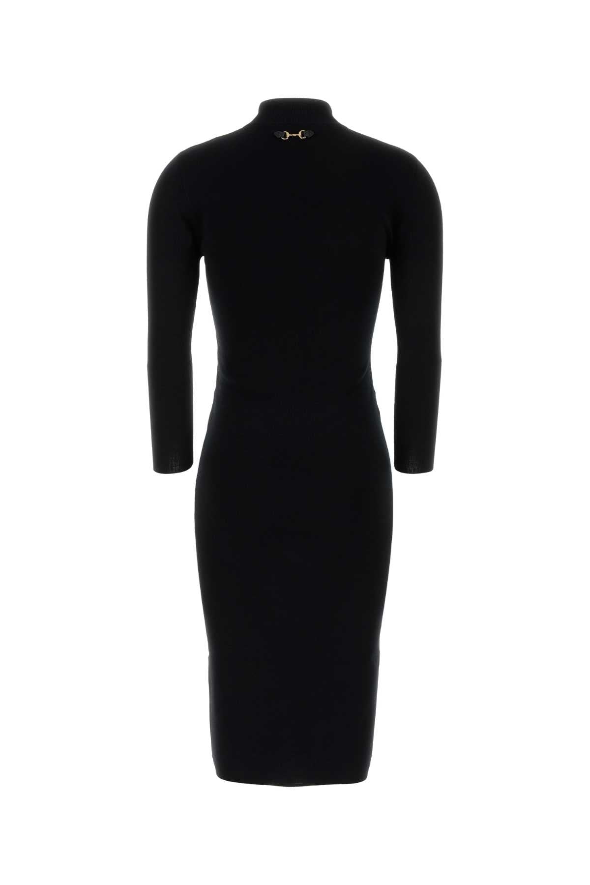 Gucci Women Black Wool Sweater Dress GUCCI