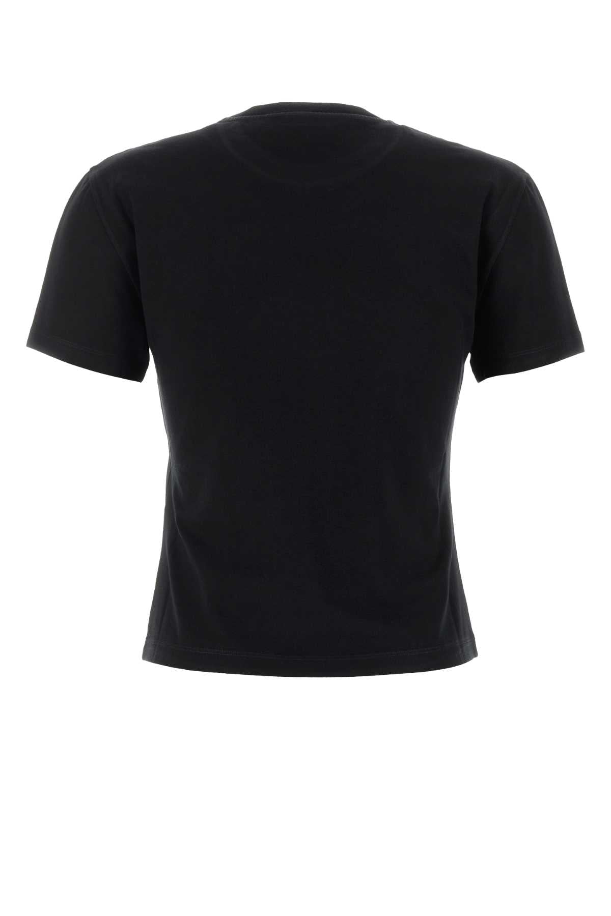 Gucci Women Black Cotton Blend T-Shirt GUCCI