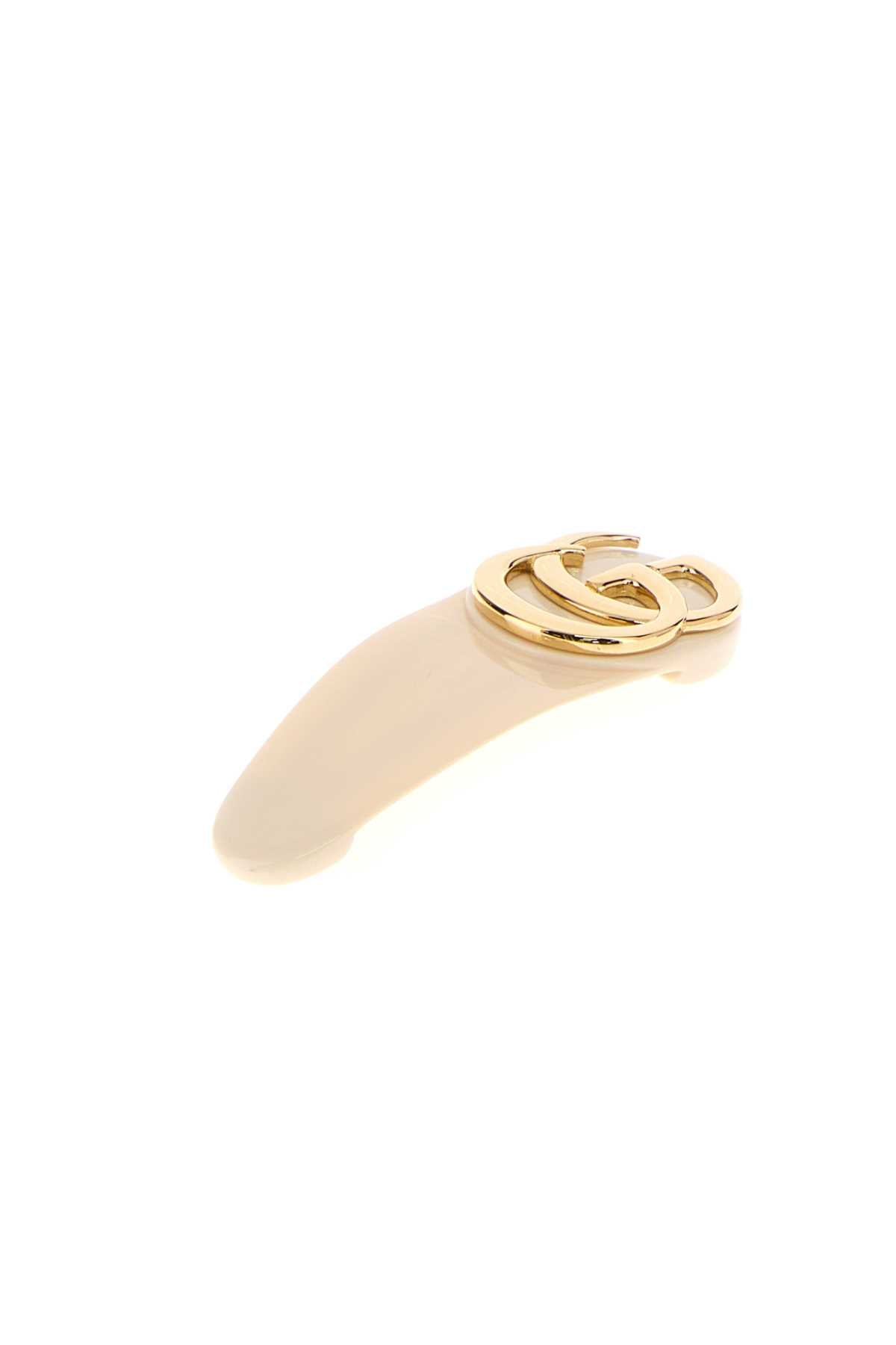 Gucci Women Ivory Resin Hair Clip GUCCI