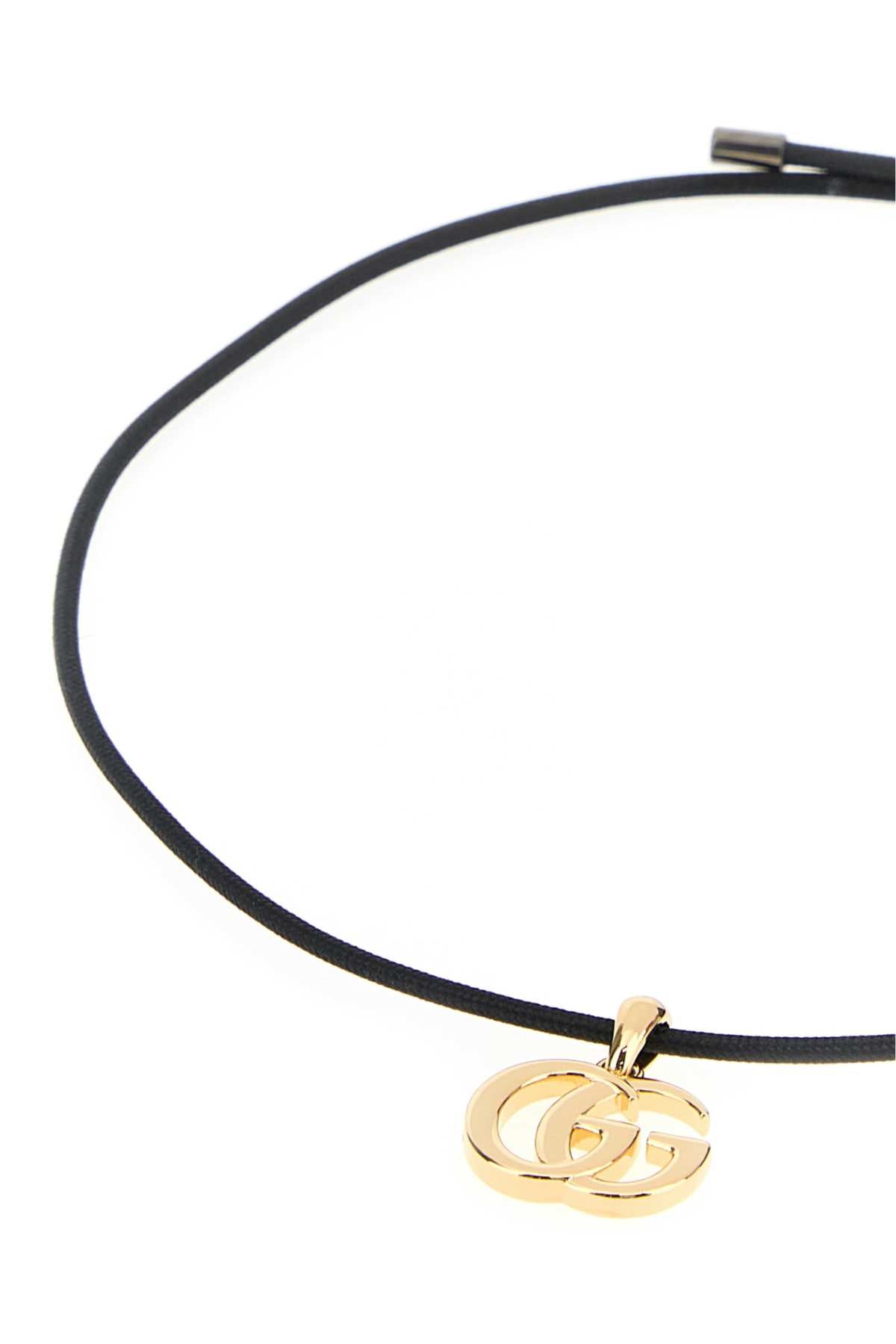 Gucci Women Black Fabric Necklace GUCCI