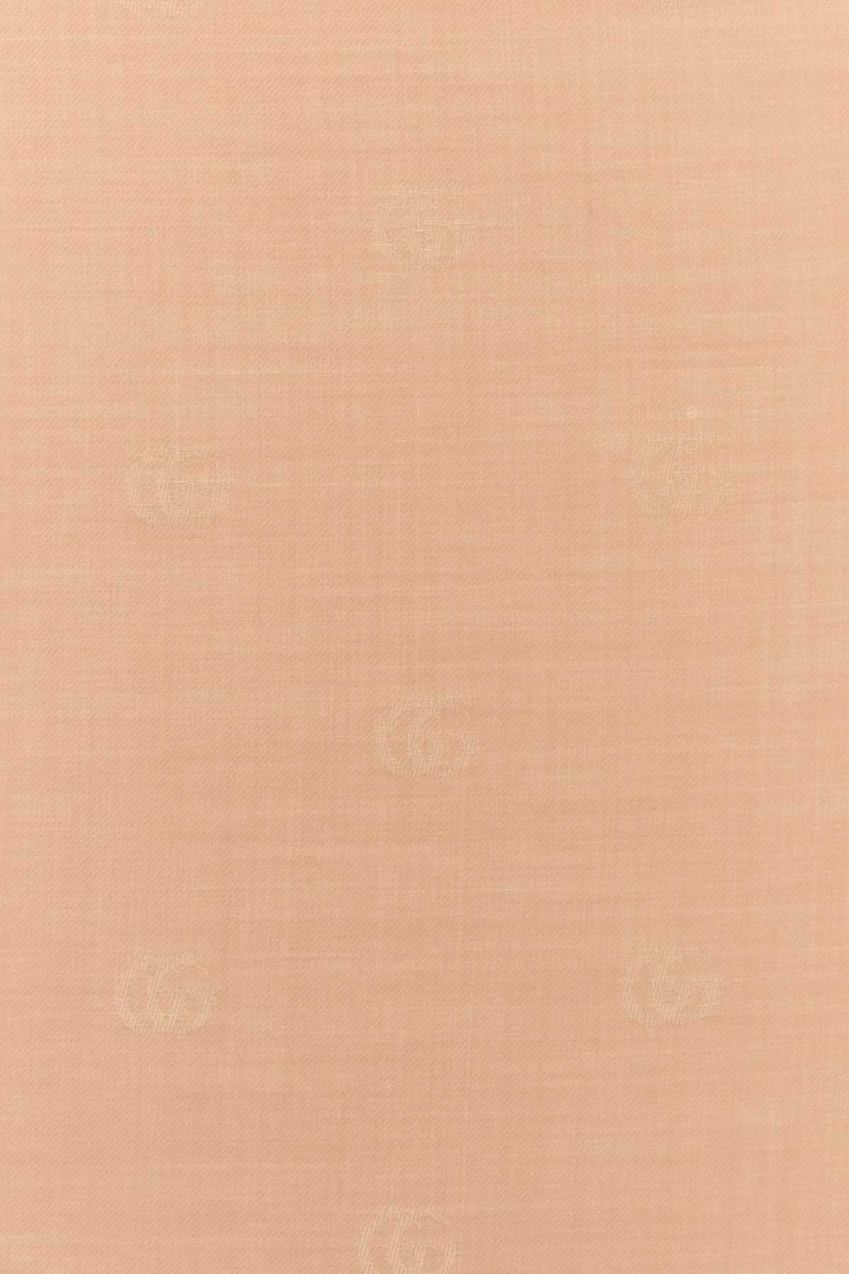 Gucci Women Antiqued Pink Silk Blend Scarf GUCCI