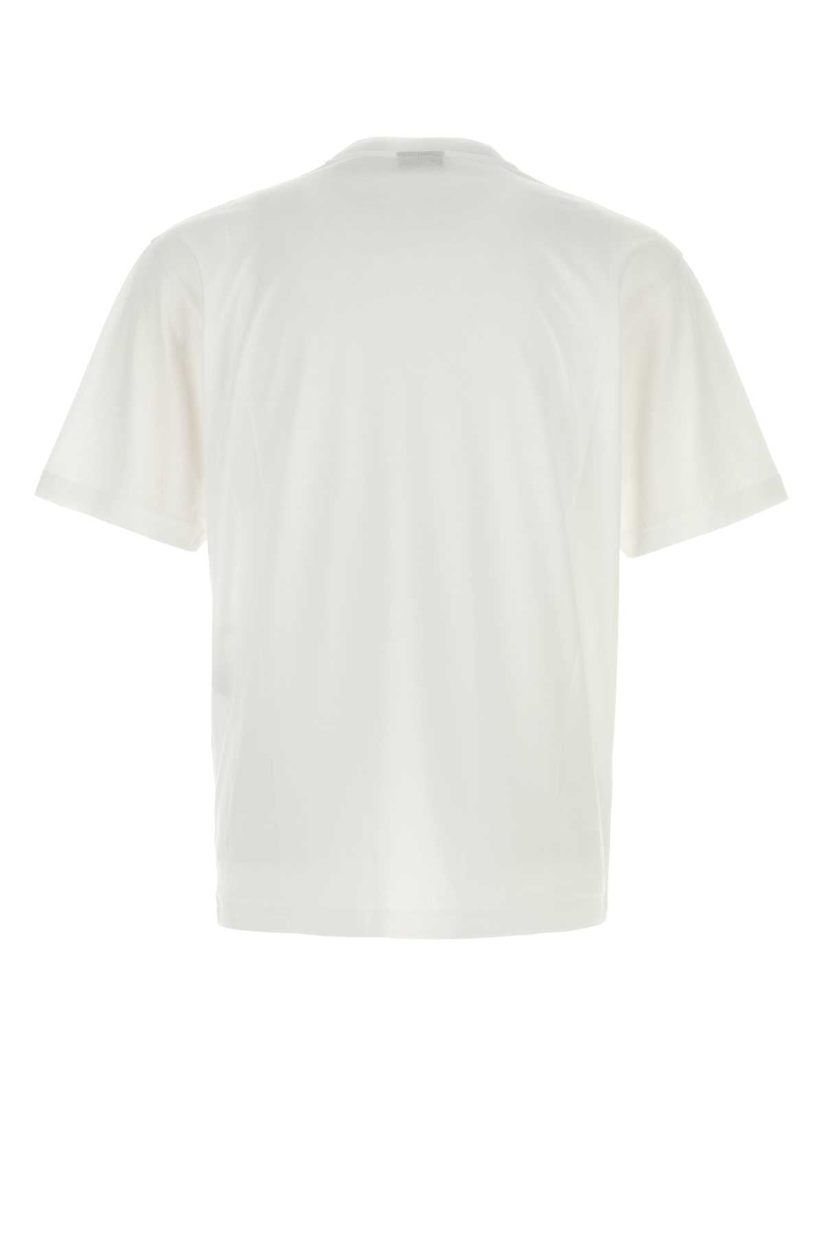 Gucci Men White Cotton T-Shirt GUCCI