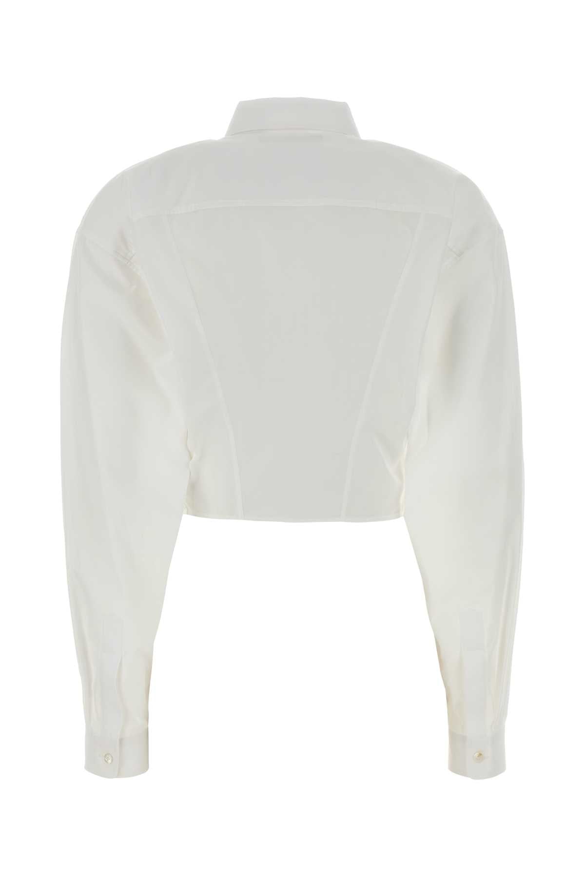 Gucci Women White Poplin Shirt GUCCI