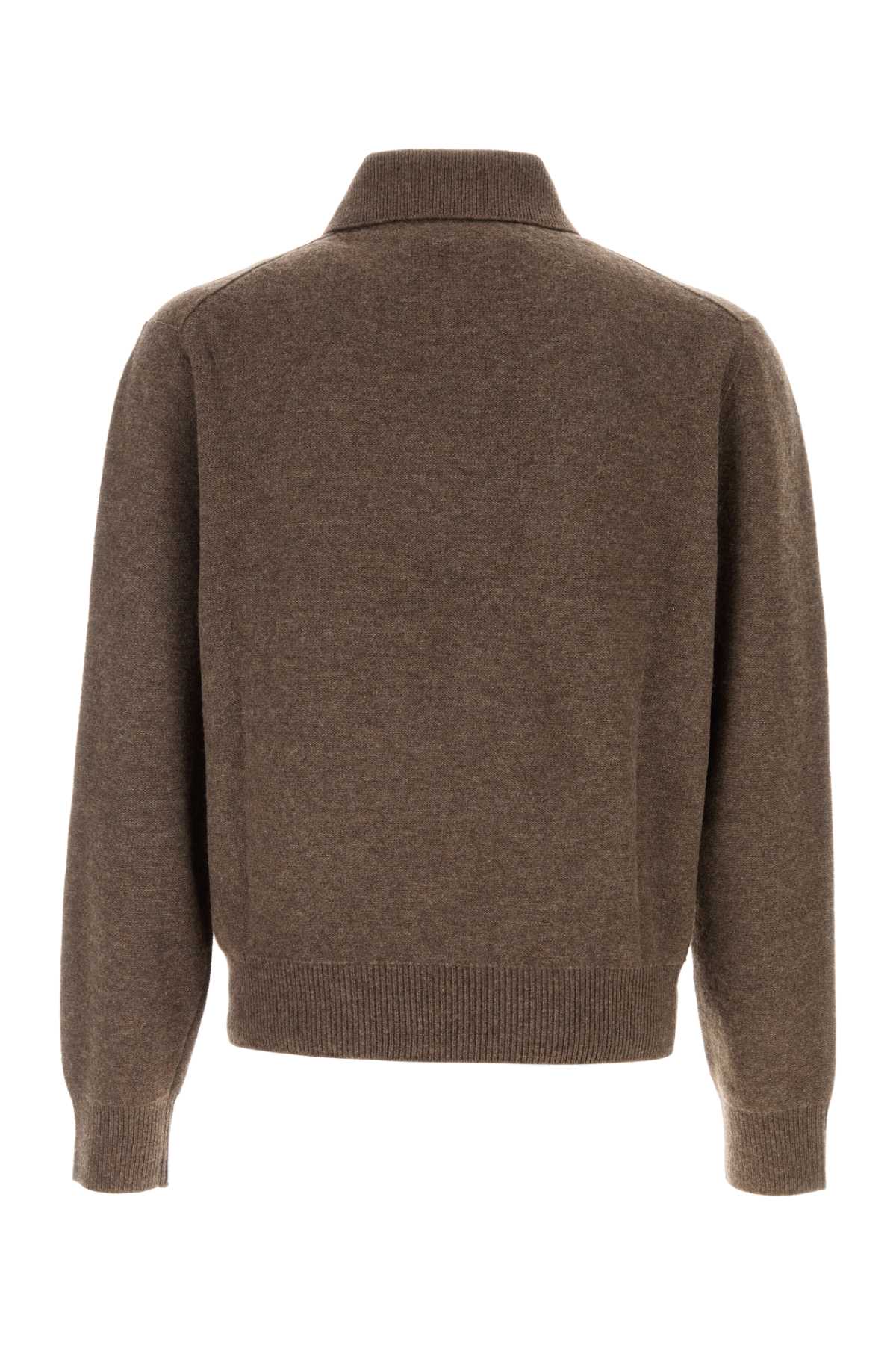 Bottega Veneta Men Brow Wool Blend Polo Shirt BOTTEGA VENETA