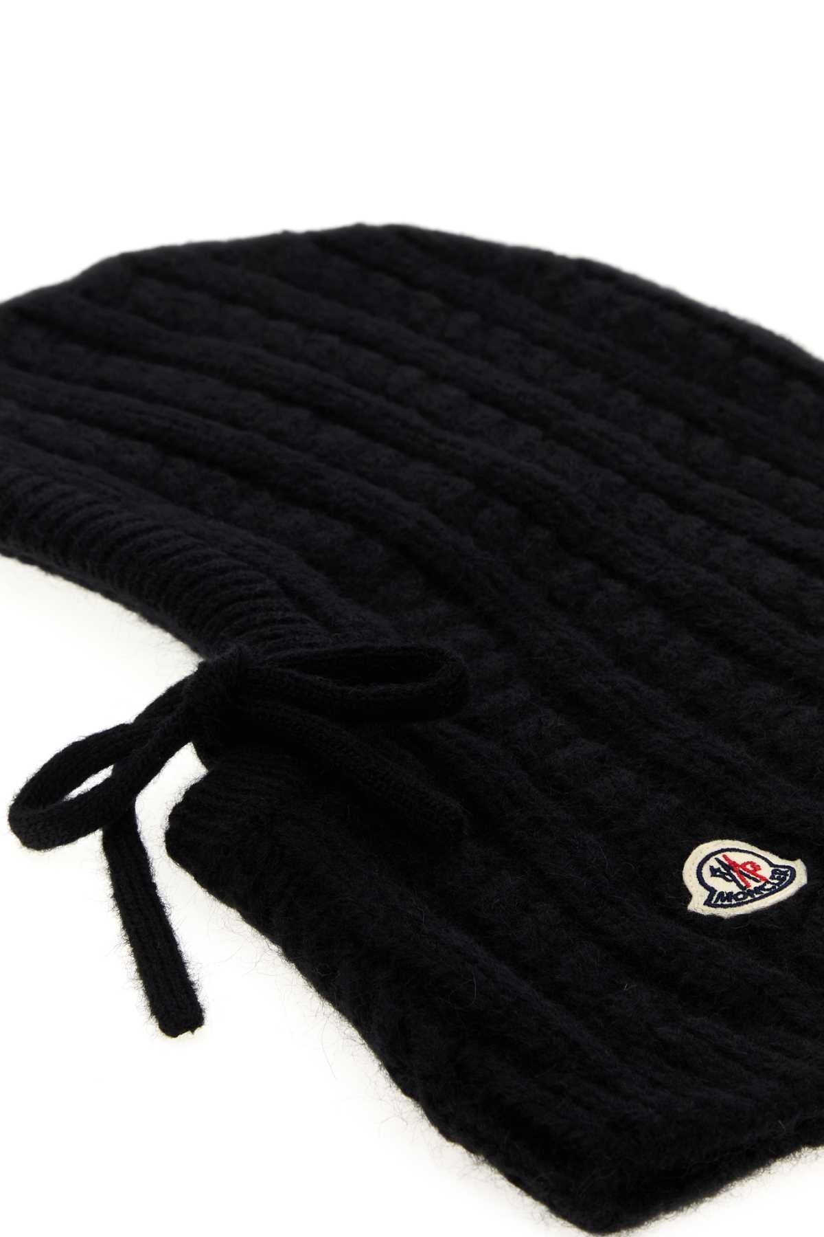 Moncler Women Black Alpaca Blend Balaclava MONCLER