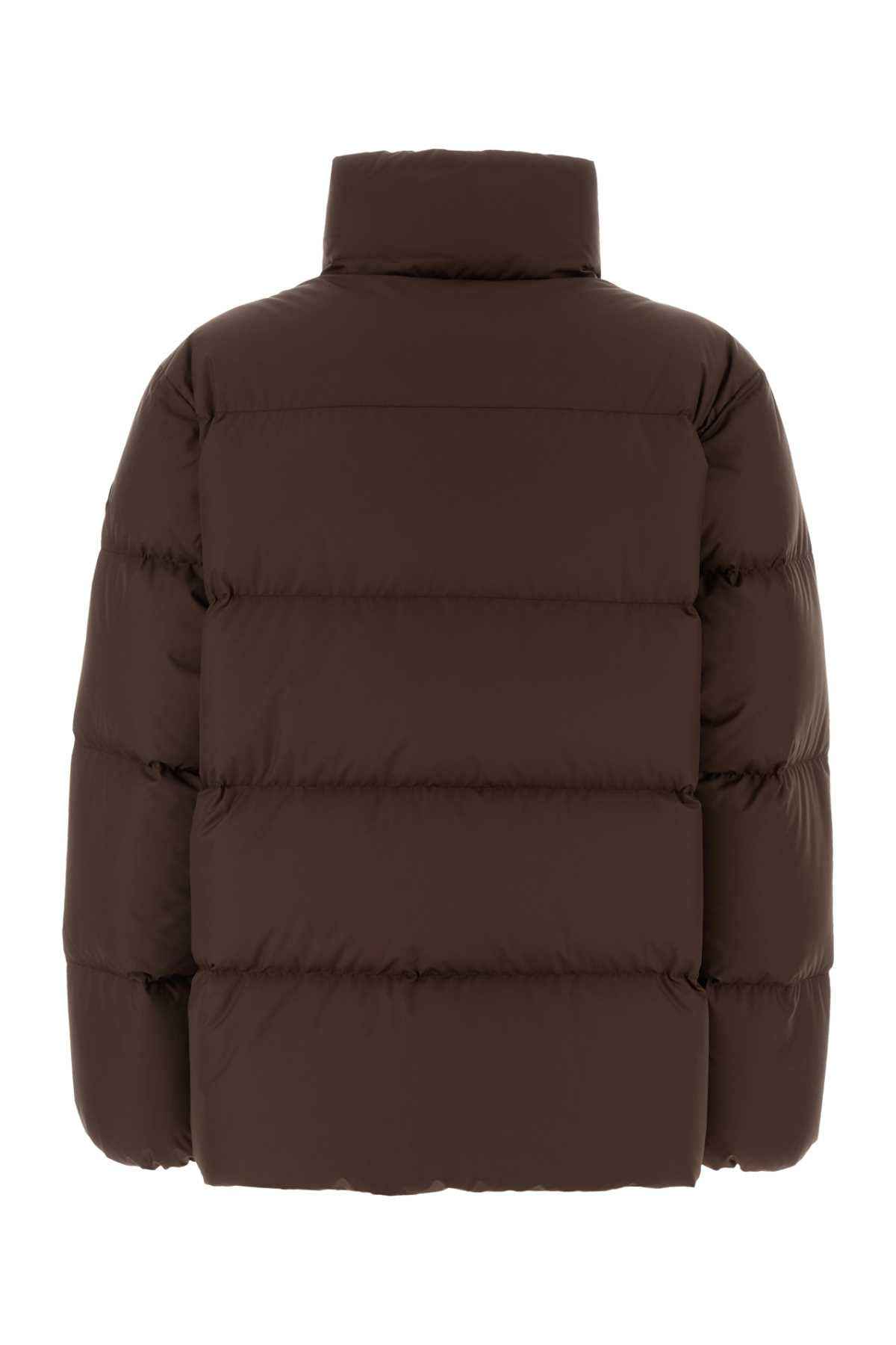 Moncler Women Chocolate Polyester Vivantesse Down Jacket MONCLER