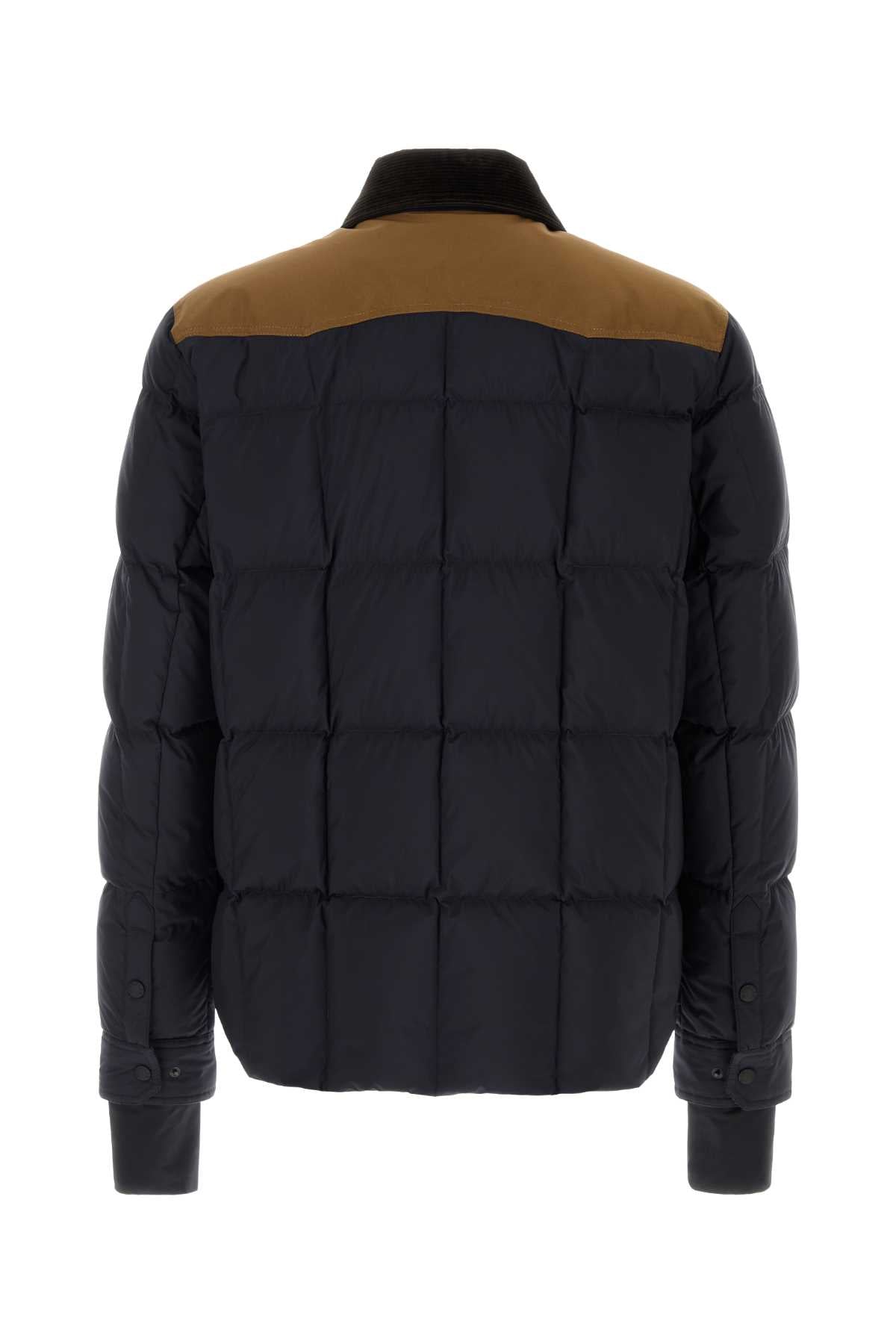 Moncler Grenoble Men Midnight Blue Nylon Geltech Down Jacket MONCLER GRENOBLE