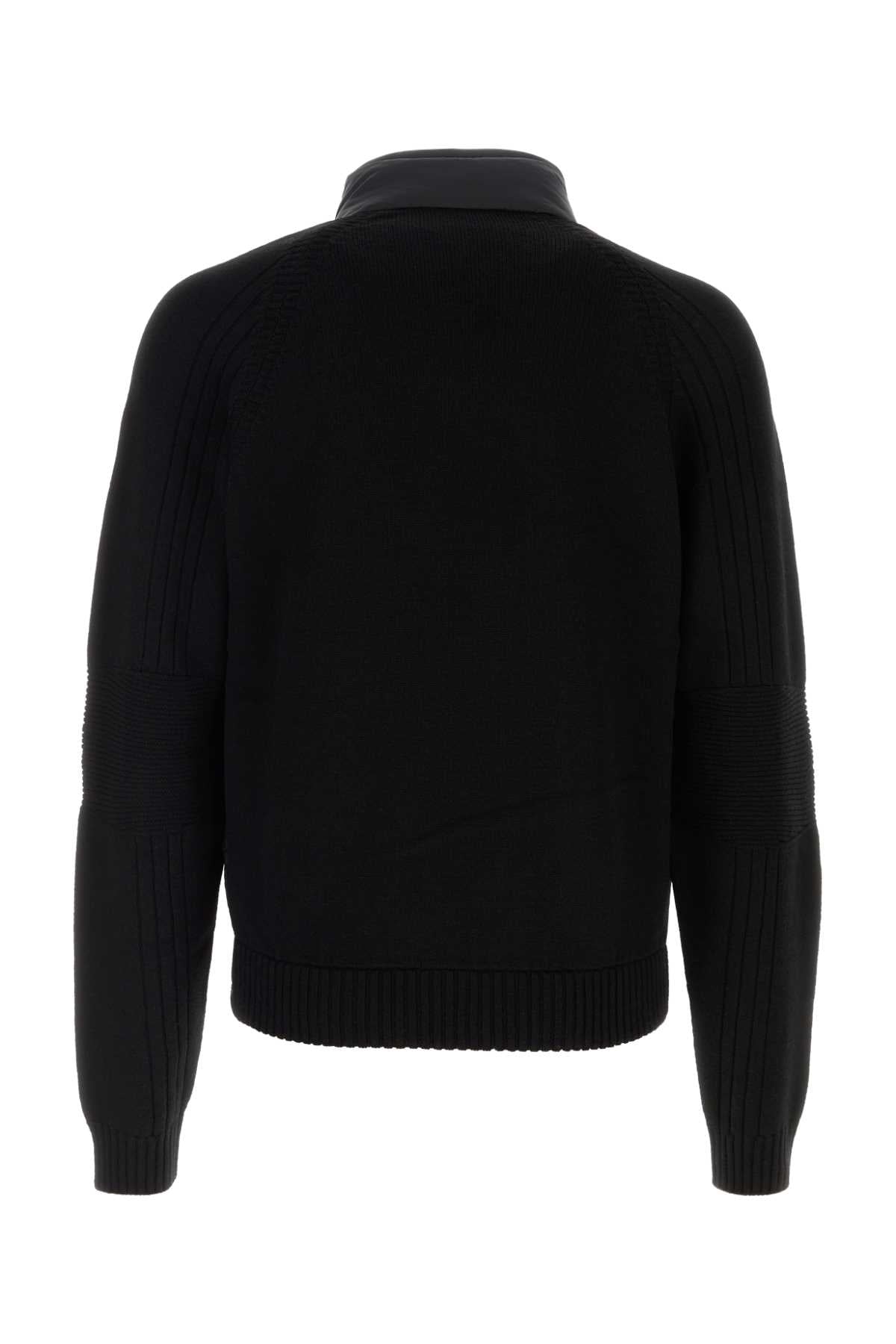 Moncler Grenoble Men Black Wool Blend Jacket MONCLER GRENOBLE