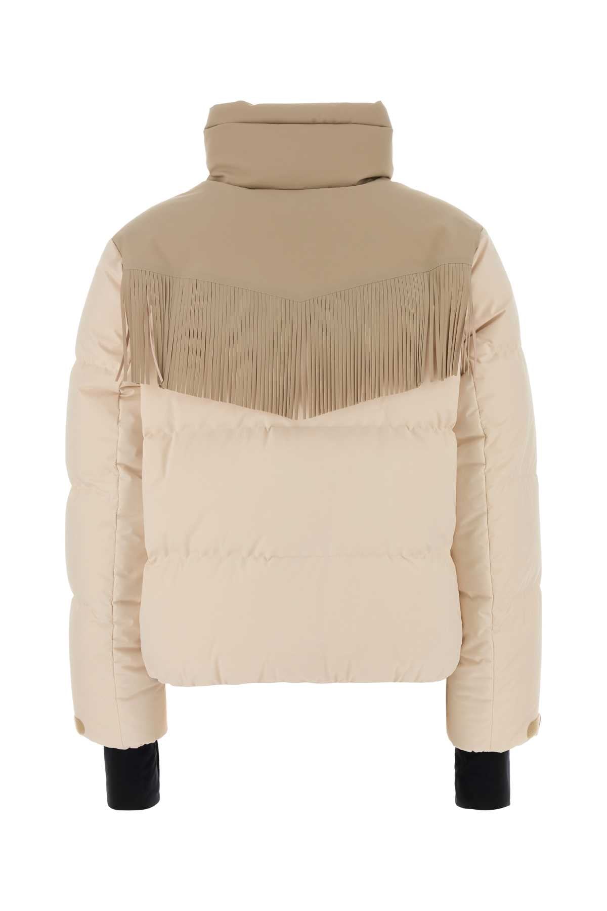 Moncler Grenoble Women Two-Tone Stretch Nylon Bessin Down Jacket MONCLER GRENOBLE