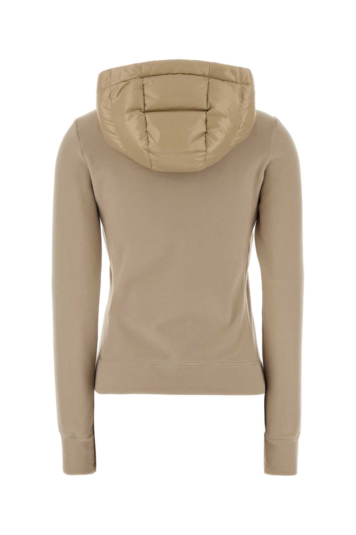 Moncler Grenoble Women Beige Pile Cardigan MONCLER GRENOBLE