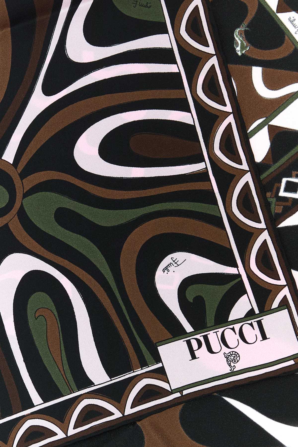Emilio Pucci Women Printed Twill Foulard PUCCI