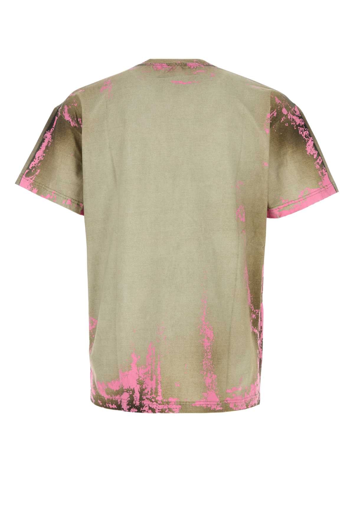 Diesel Men Green Stretch Cotton T-Filmy T-Shirt DIESEL