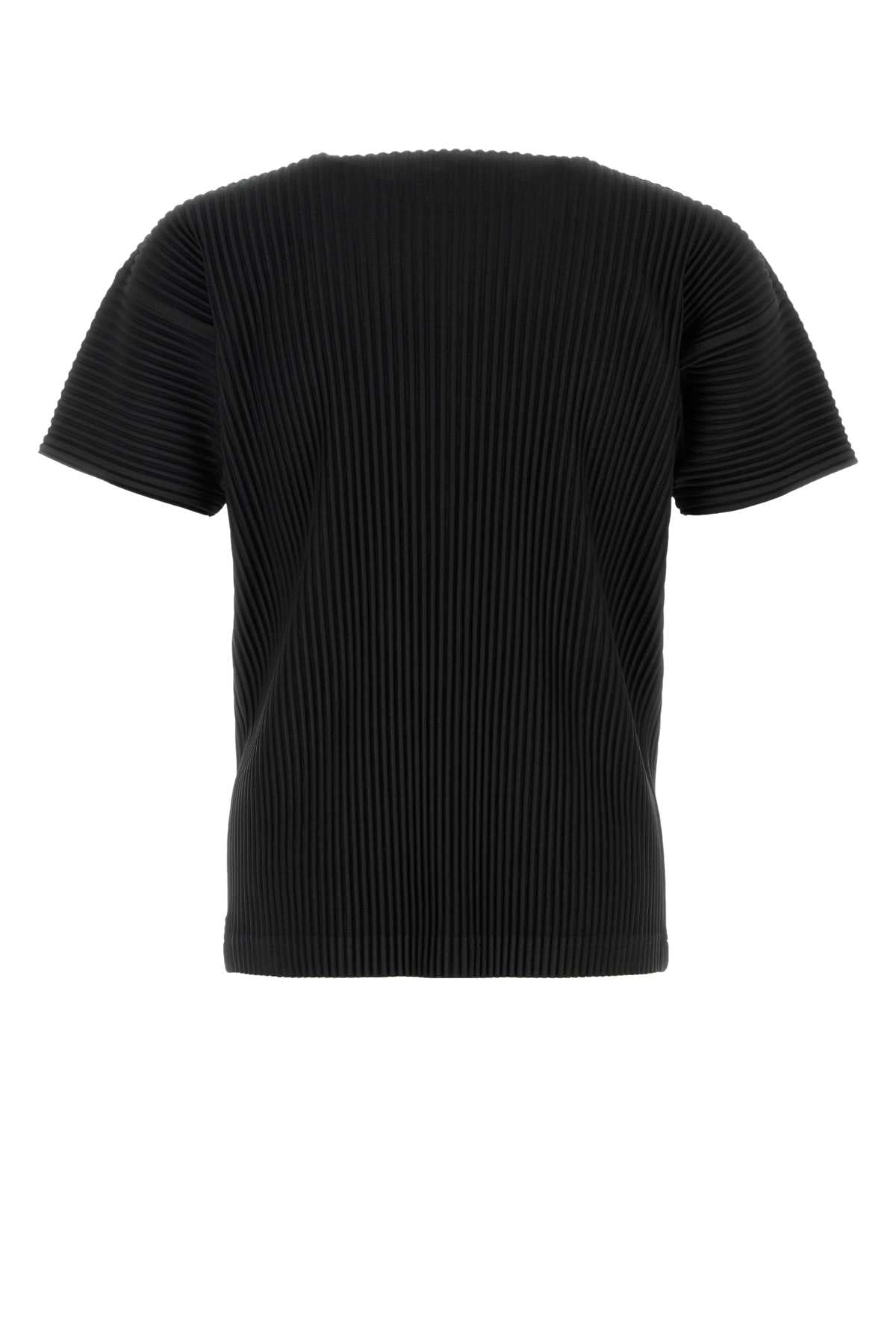 Homme Plisse' Issey Miyake Men Black Polyester T-Shirt HOMME PLISSE ISSEY MIYAKE