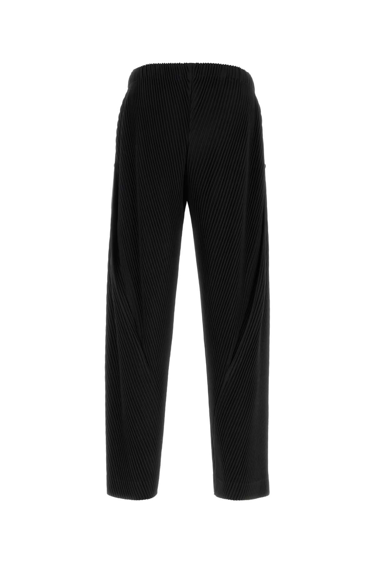 Homme Plisse' Issey Miyake Men Black Polyester Pant HOMME PLISSE ISSEY MIYAKE