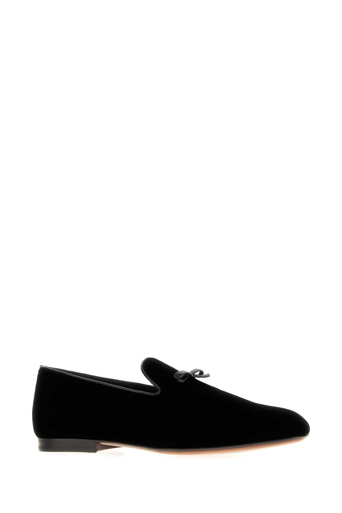 Tom Ford Men Black Velvet Loafers TOM FORD