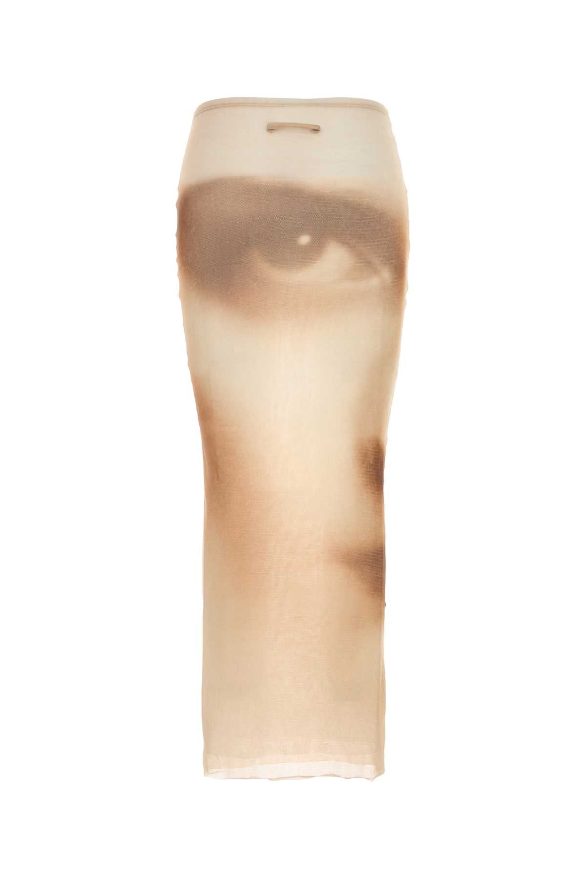 Jean Paul Gaultier Women Printed Tulle Skirt JEAN PAUL GAULTIER