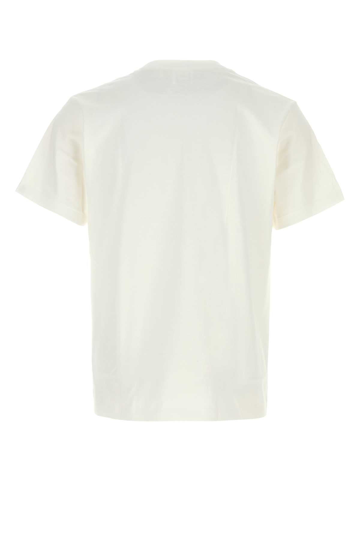 Bape Men White Cotton T-Shirt BAPE