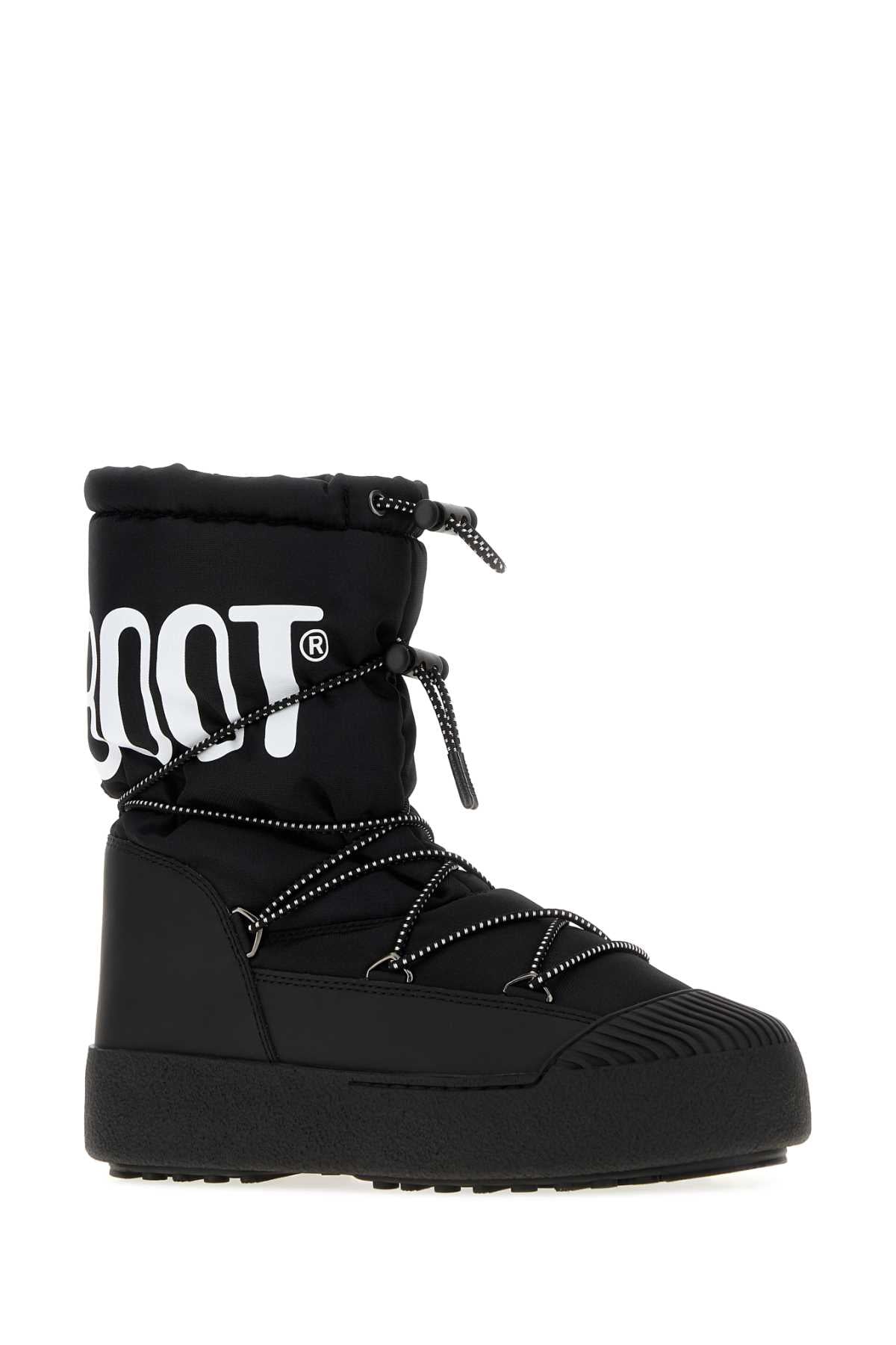 Moon Boot Unisex Black Fabric And Rubber Mtrack Ankle Boots MOON BOOT