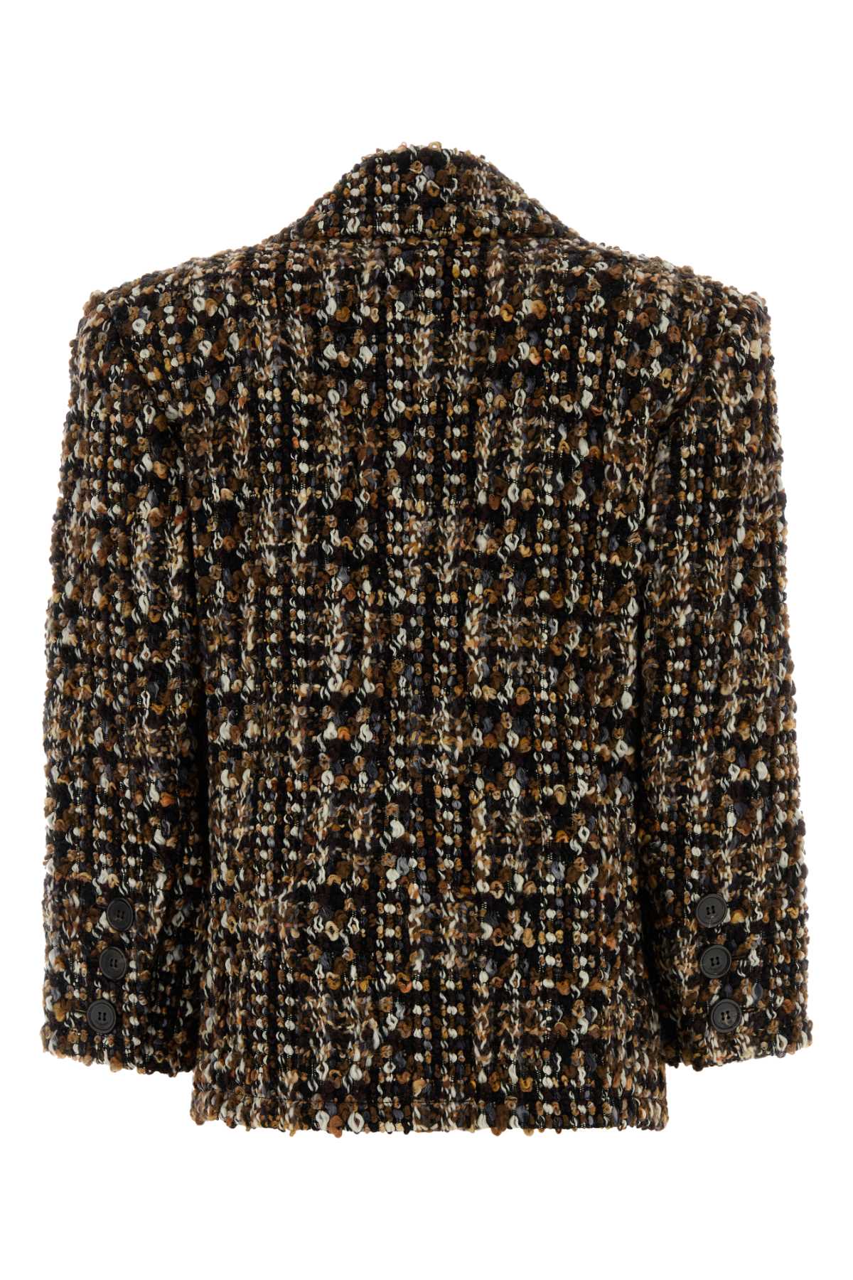 Saint Laurent Women Multicolor Tweed Blazer SAINT LAURENT