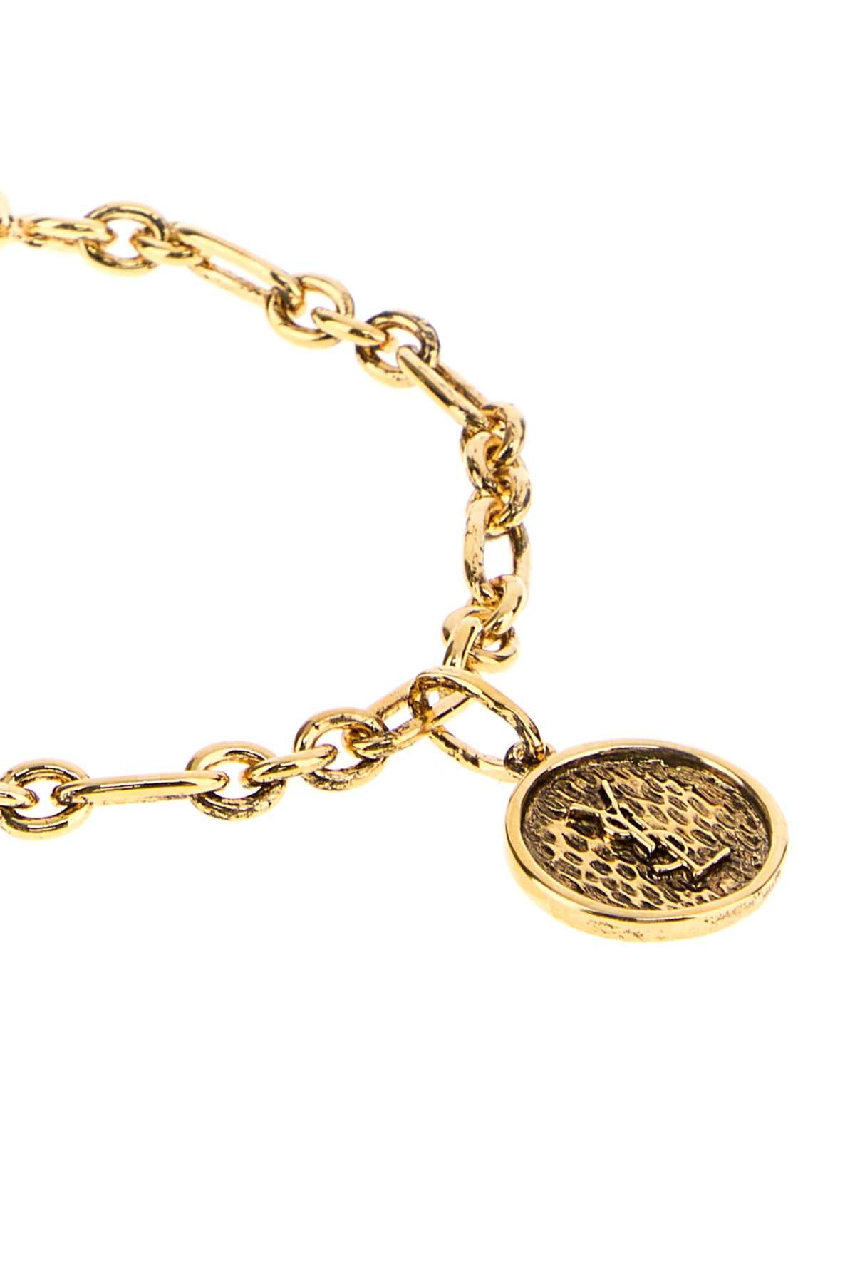 Saint Laurent Women Gold Metal Bracelet SAINT LAURENT