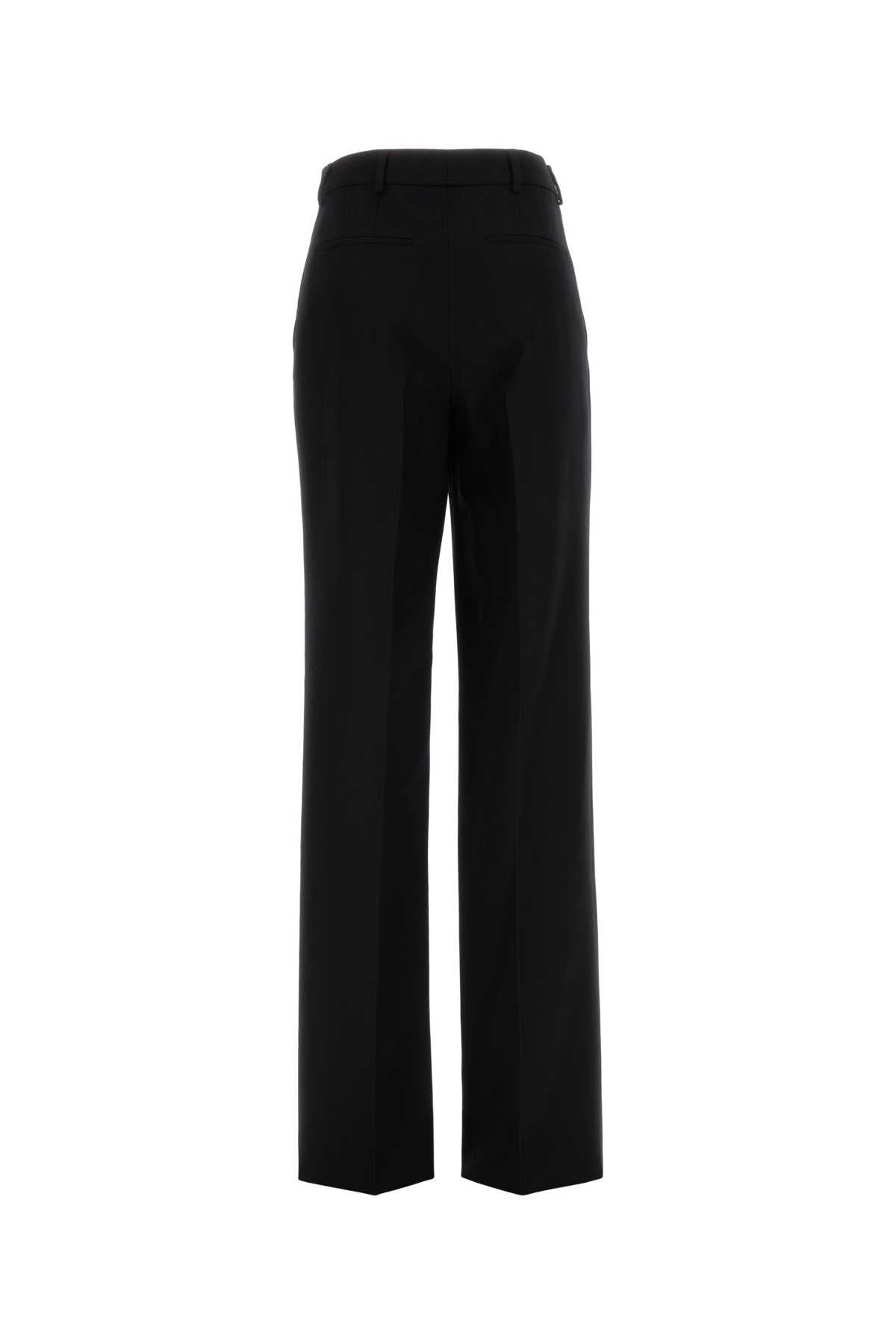 Saint Laurent Women Black Wool Pant SAINT LAURENT
