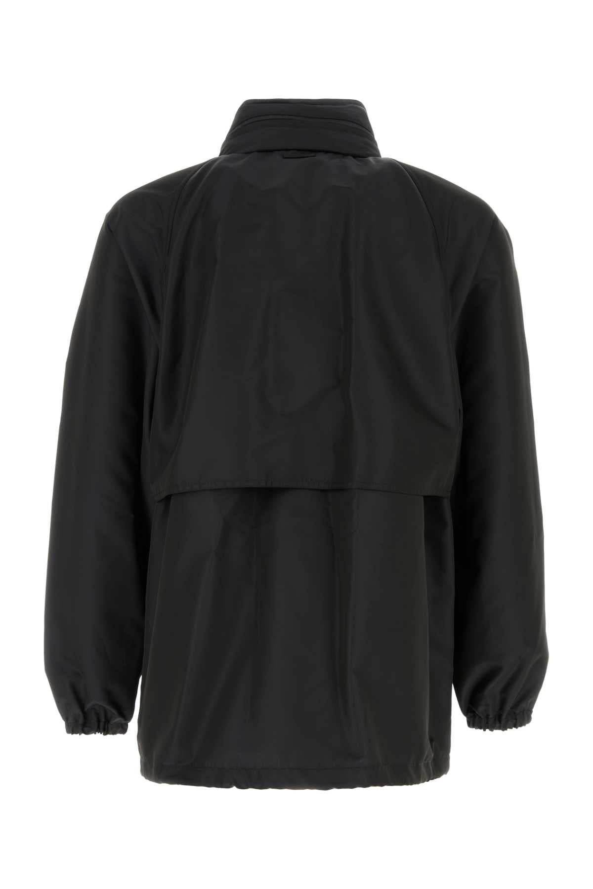 Saint Laurent Men Black Polyester Windbreaker SAINT LAURENT