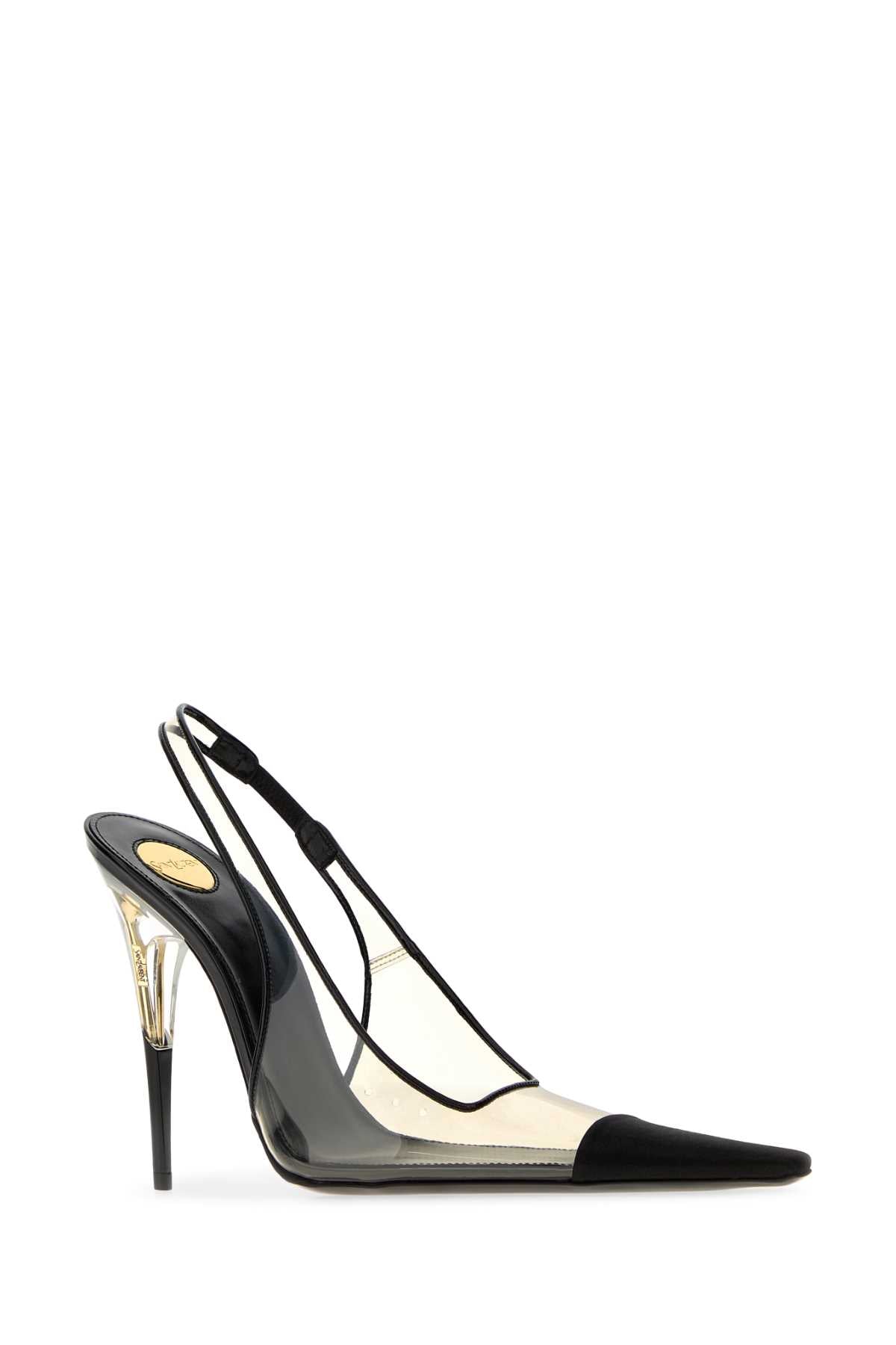 Saint Laurent Women Transparent Pvc Romy Pumps SAINT LAURENT