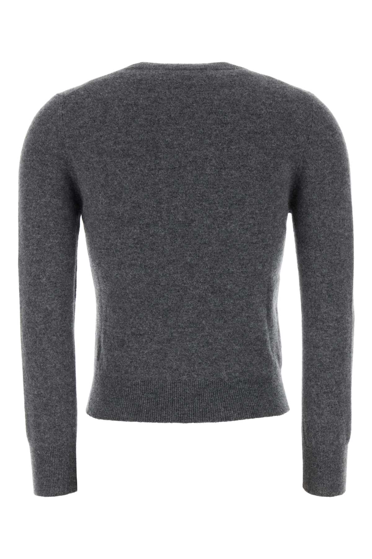 Miu Miu Women Dark Grey Wool Sweater MIU MIU