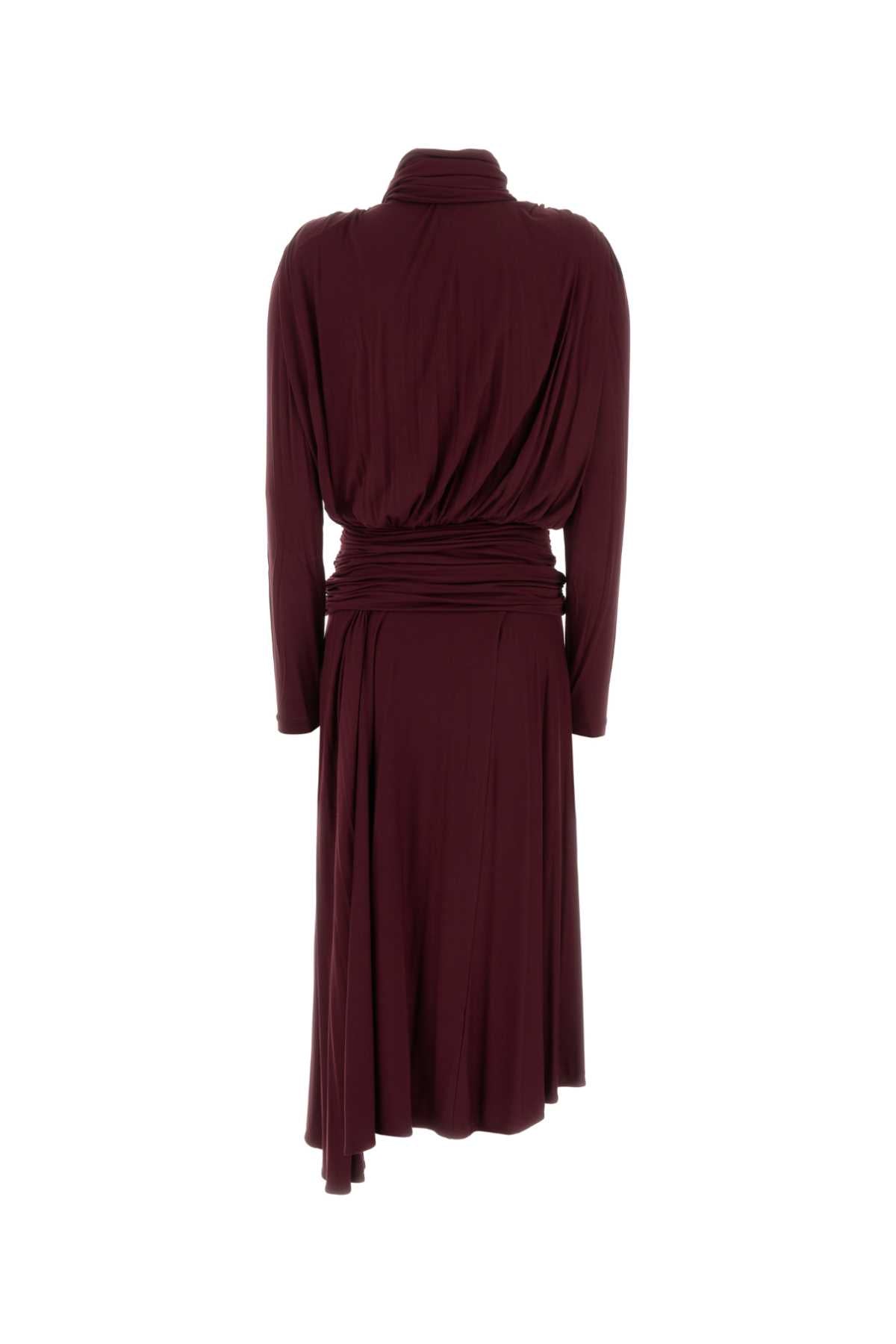 Blumarine Women Burgundy Jersey Dress BLUMARINE