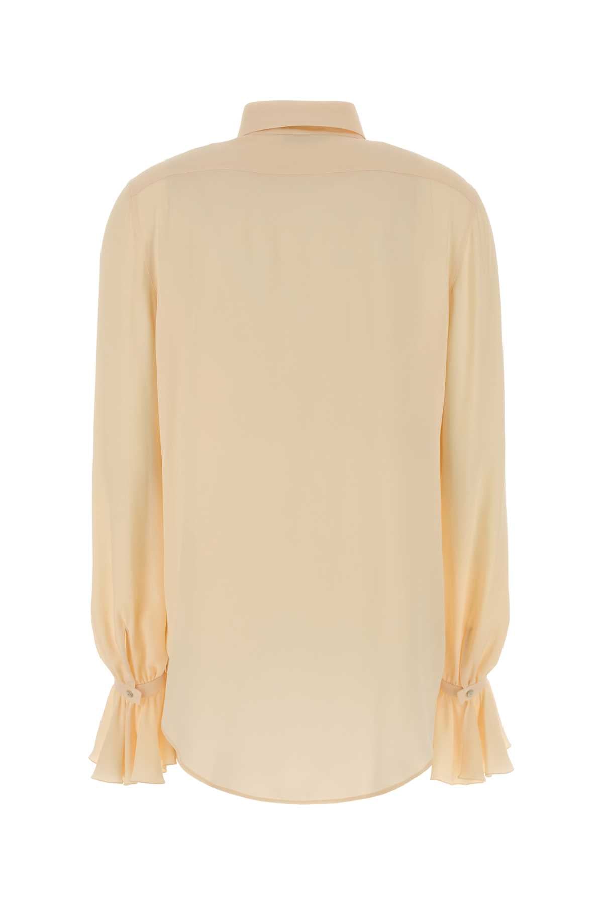Alberta Ferretti Women Peach Crepe Shirt ALBERTA FERRETTI