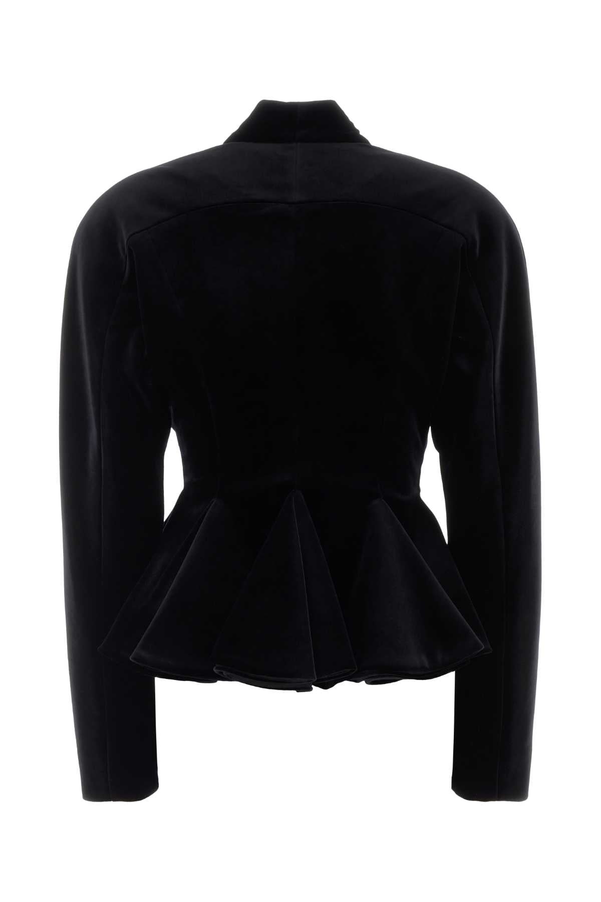 Alberta Ferretti Women Black Velvet Blazer ALBERTA FERRETTI