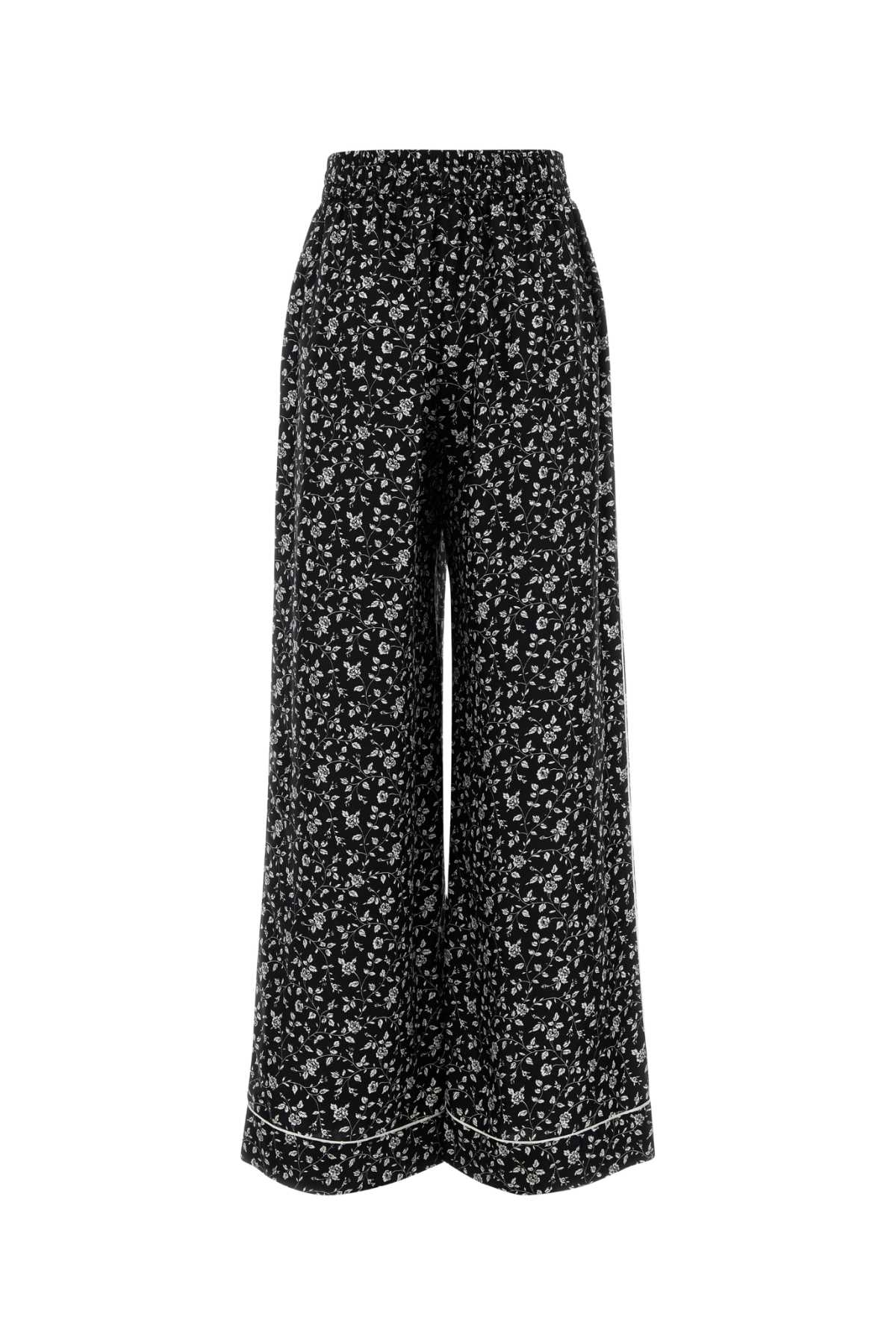 Dolce & Gabbana Women Printed Silk Pyjama Pant DOLCE & GABBANA