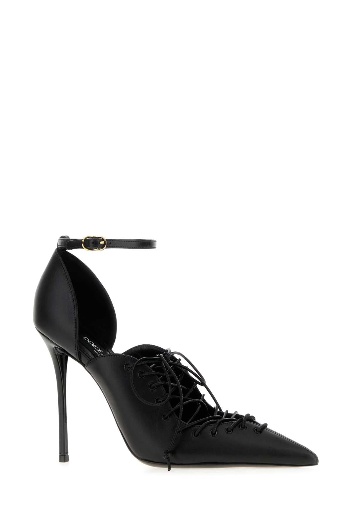 Dolce & Gabbana Women Black Leather Pumps DOLCE & GABBANA