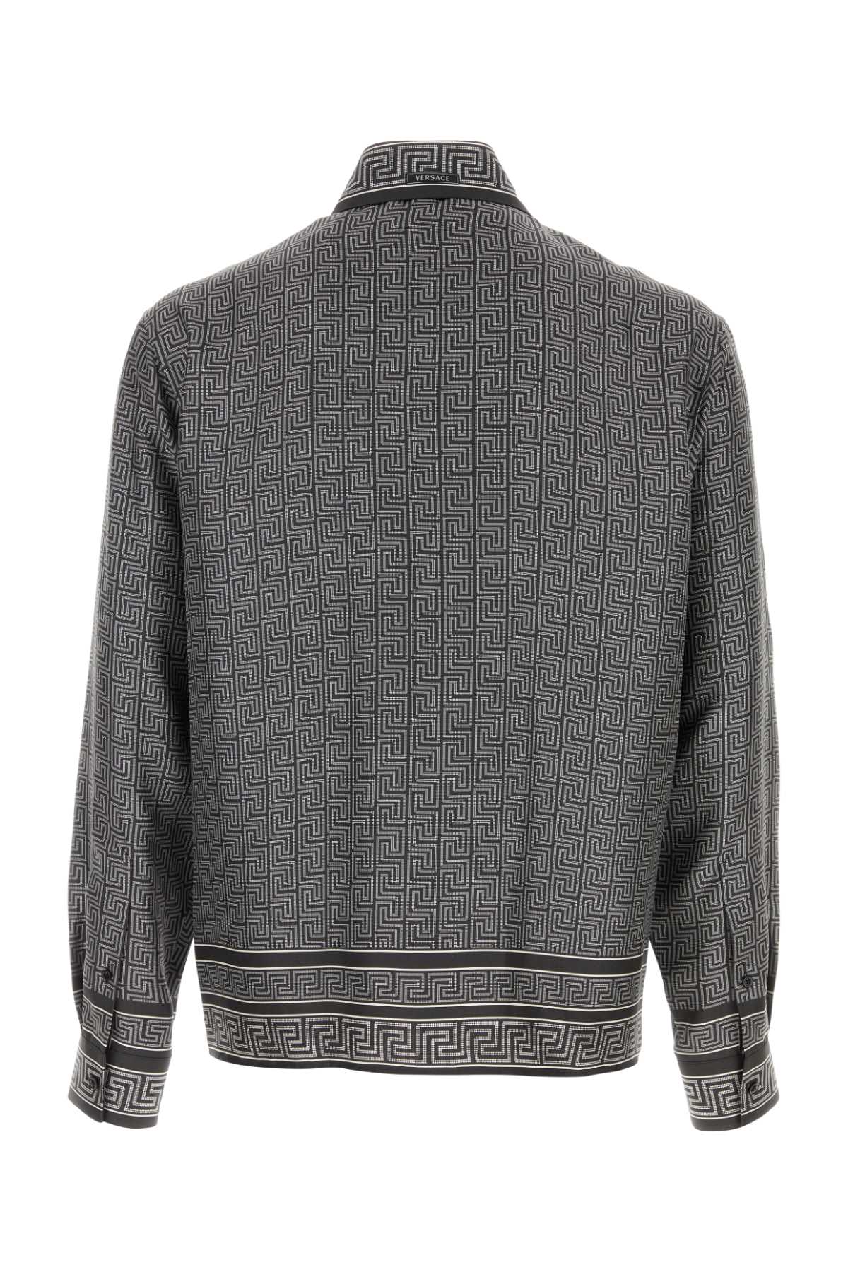 Versace Men Printed Twill Shirt VERSACE